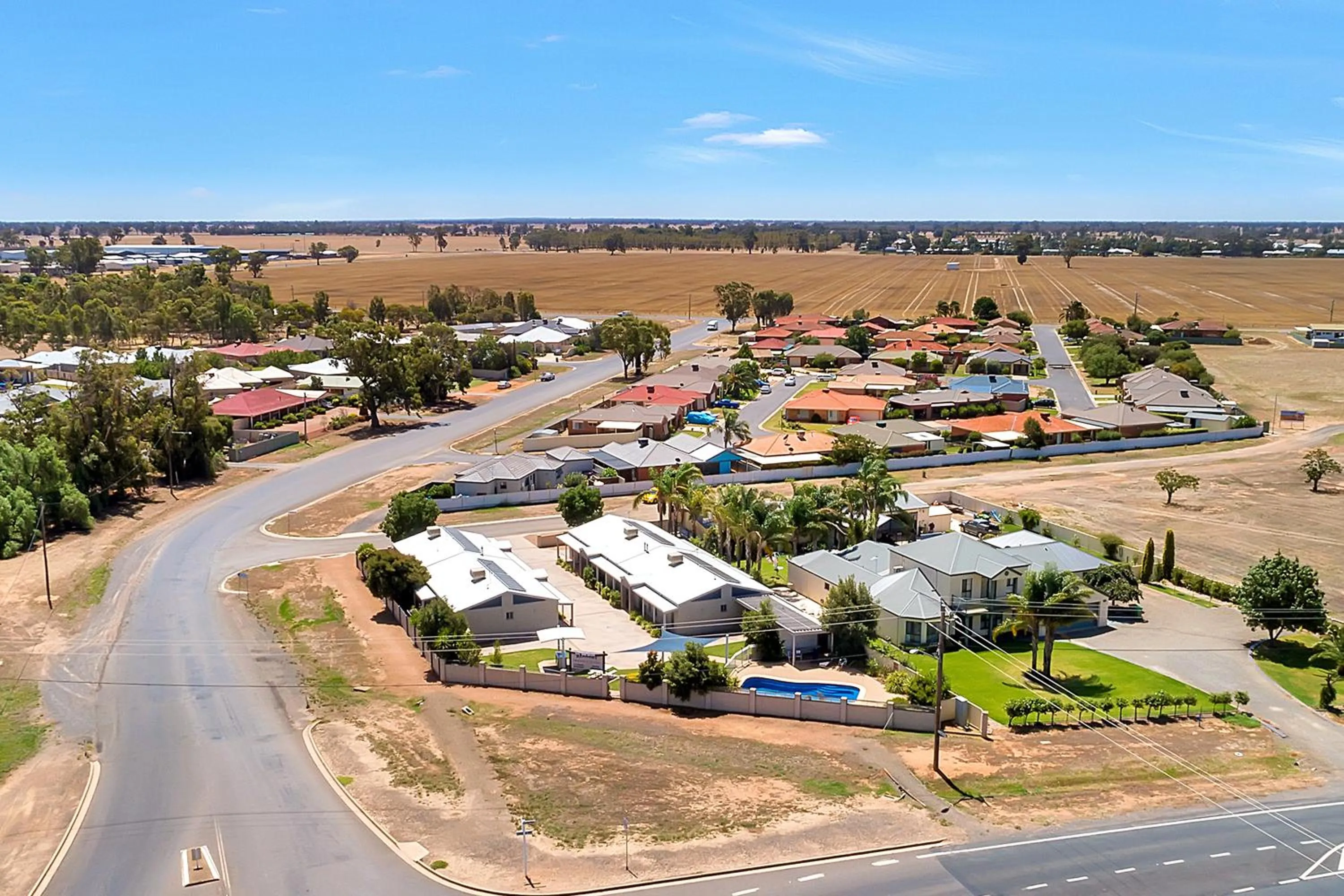 Bird's eye view in Kennedy Holiday Villas