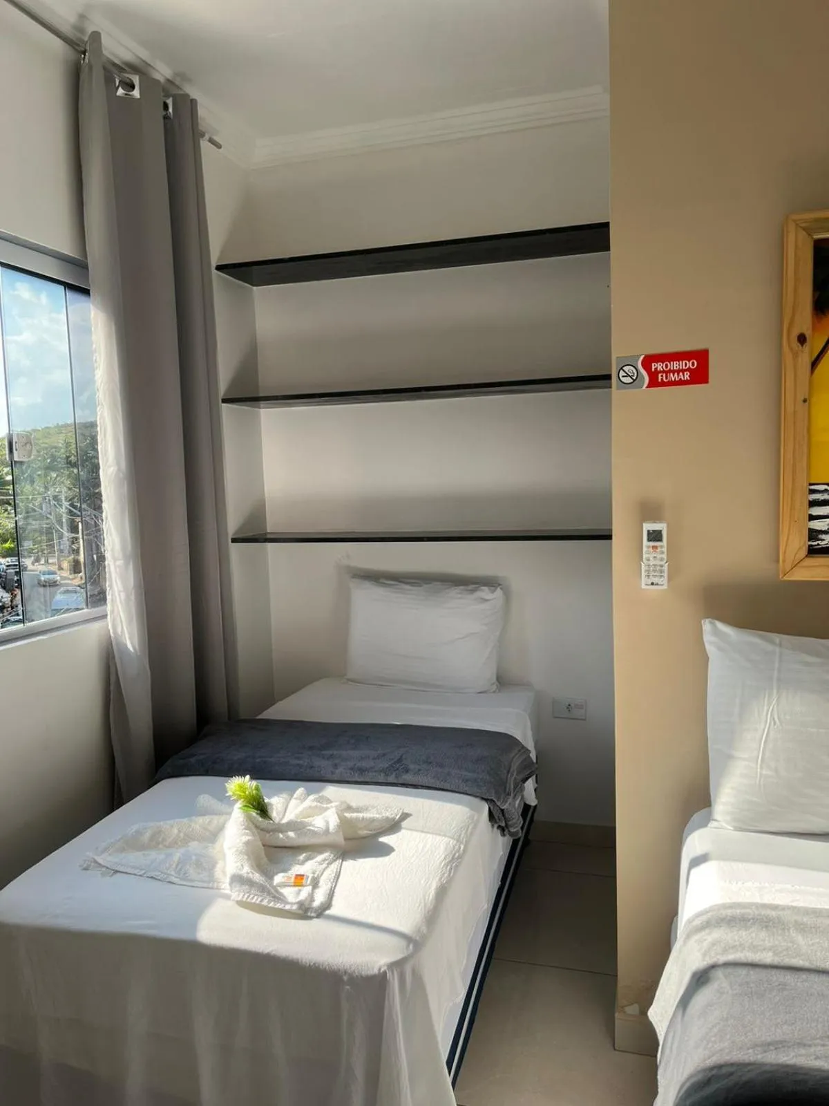 Bed in Pousada La Belle