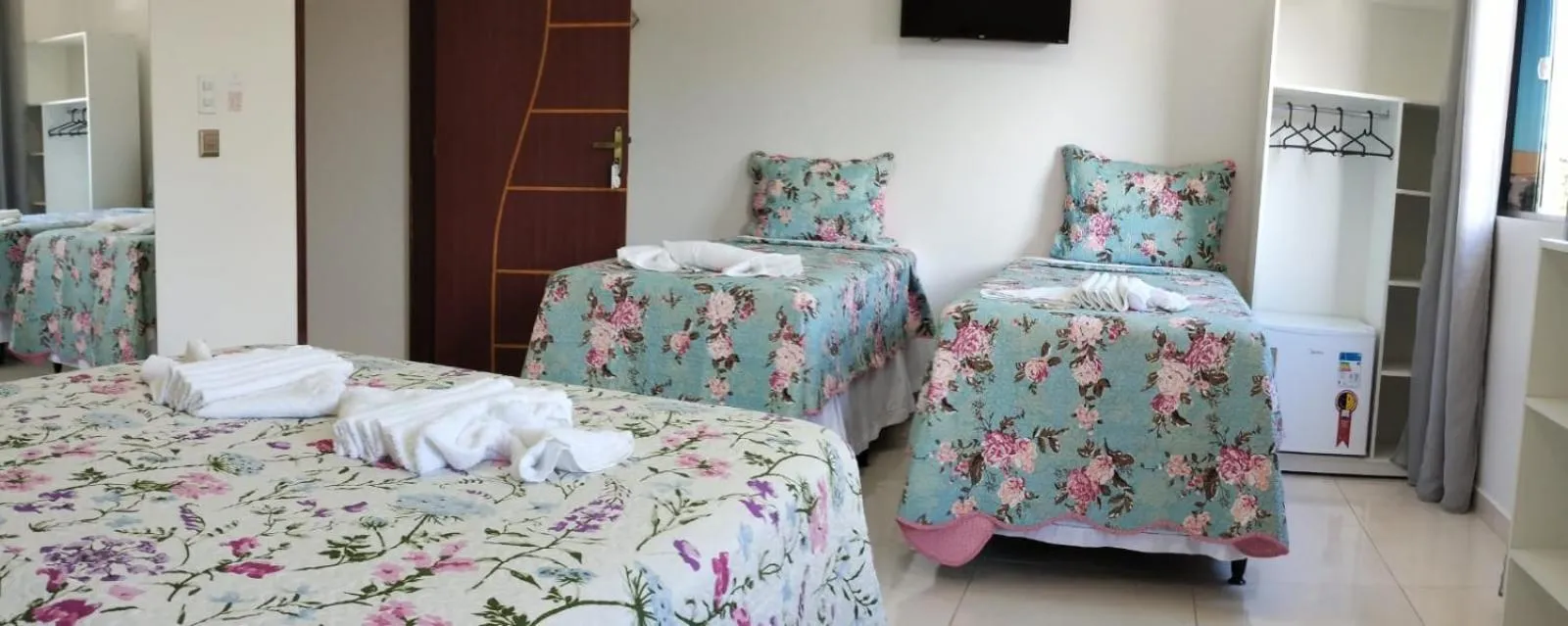 Bed in Pousada La Belle