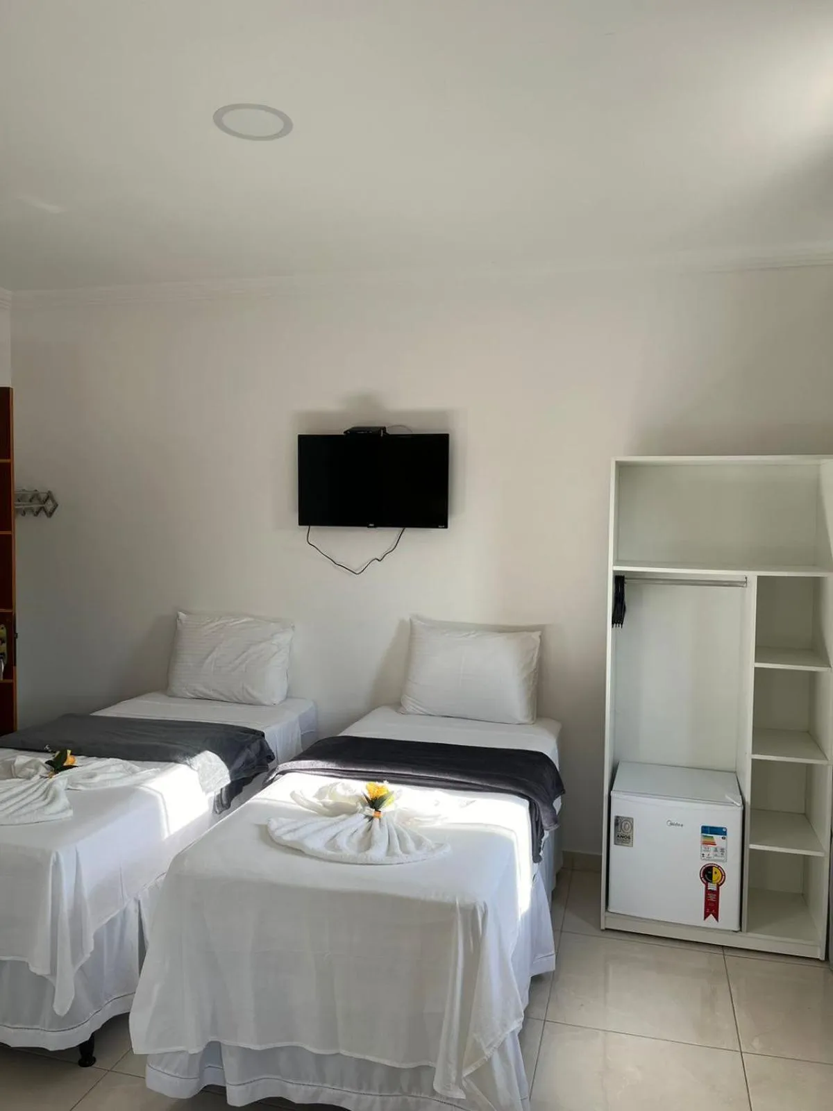 Bed in Pousada La Belle