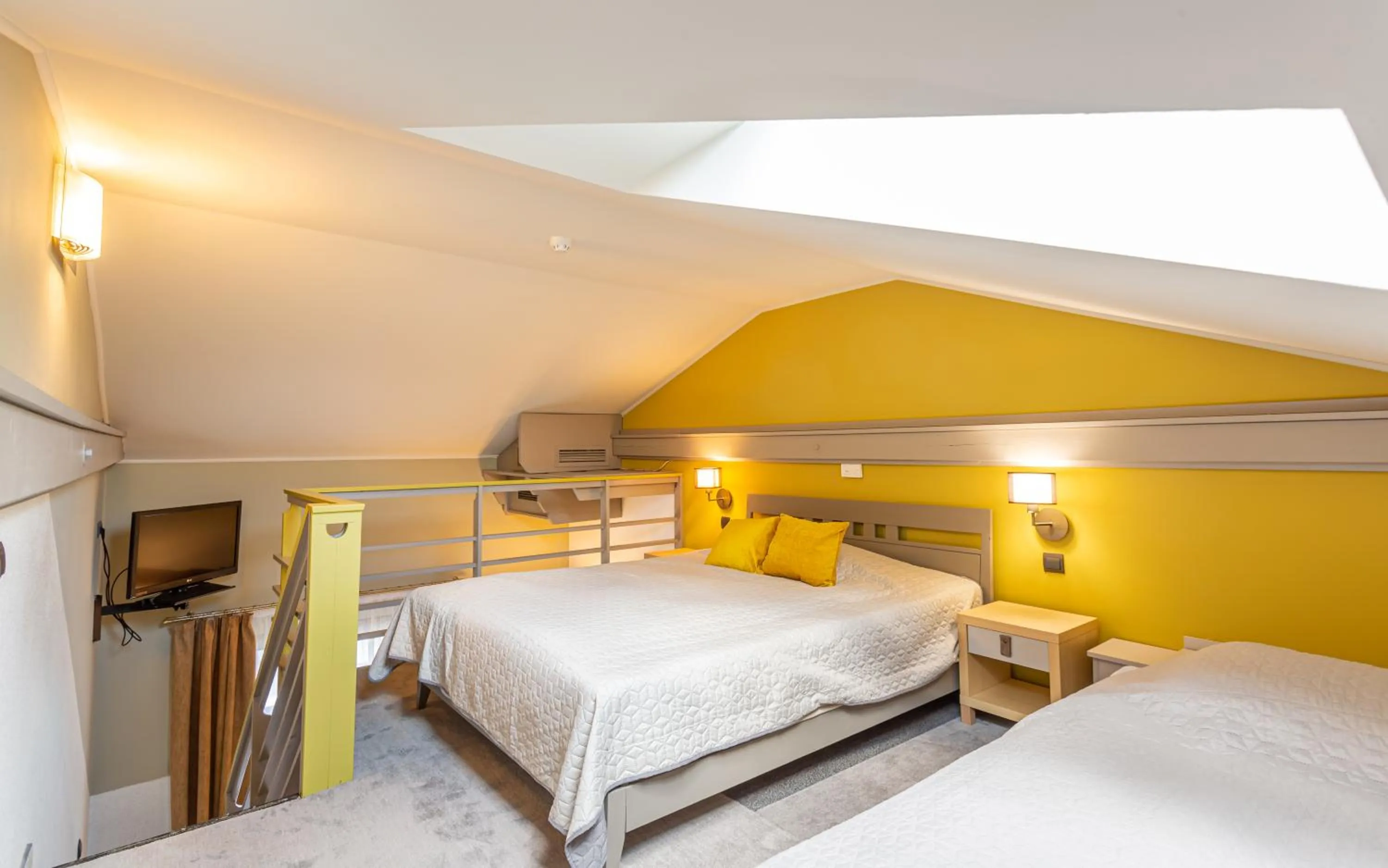 Bed in Hotel Visegrád