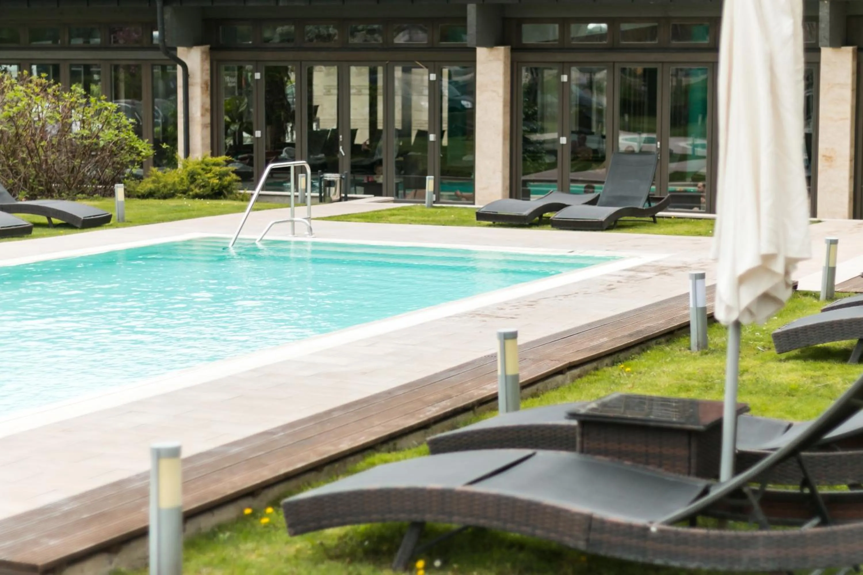 Swimming pool in Hotel Visegrád