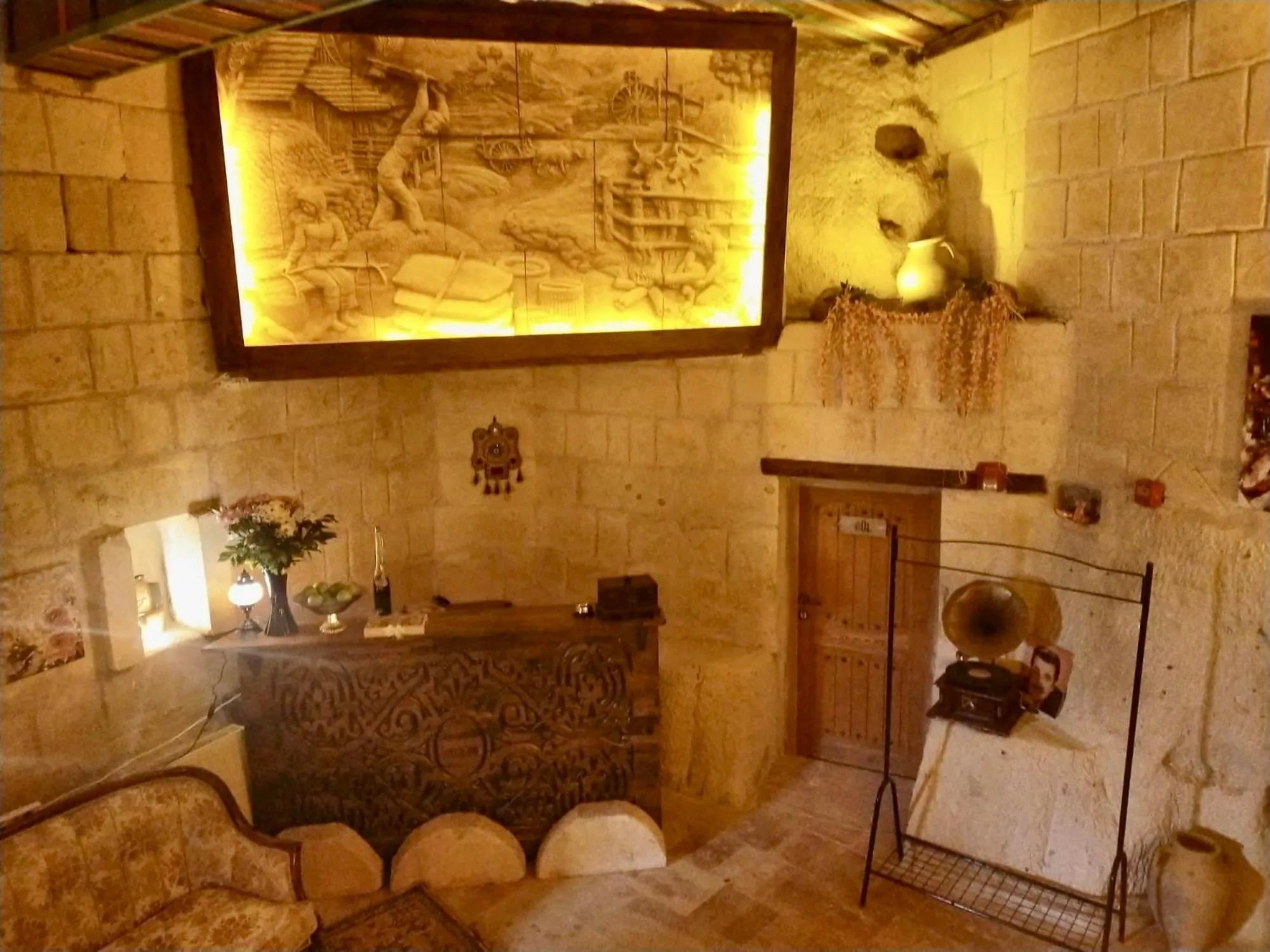 Lobby or reception in Cappadocia Alaz Cave Otel