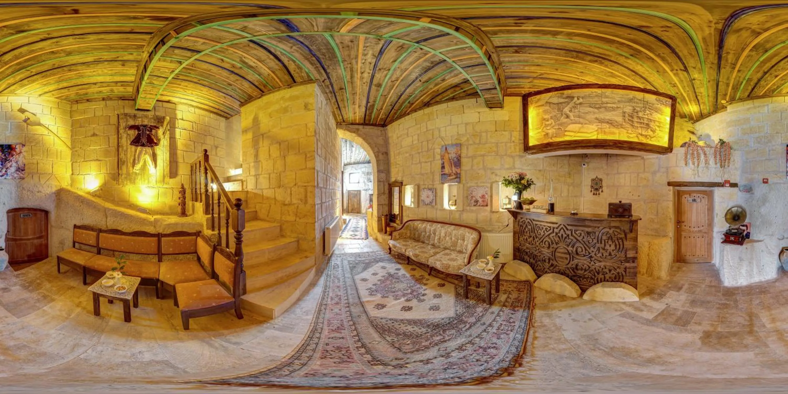 Lobby or reception in Cappadocia Alaz Cave Otel
