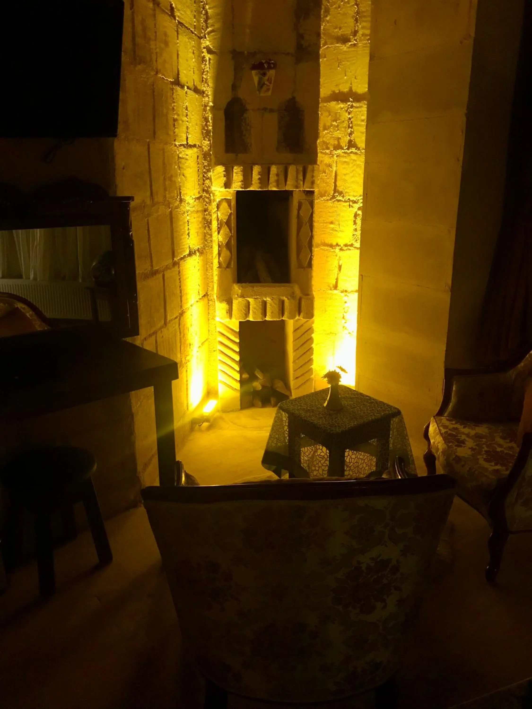 Seating area in Cappadocia Alaz Cave Otel