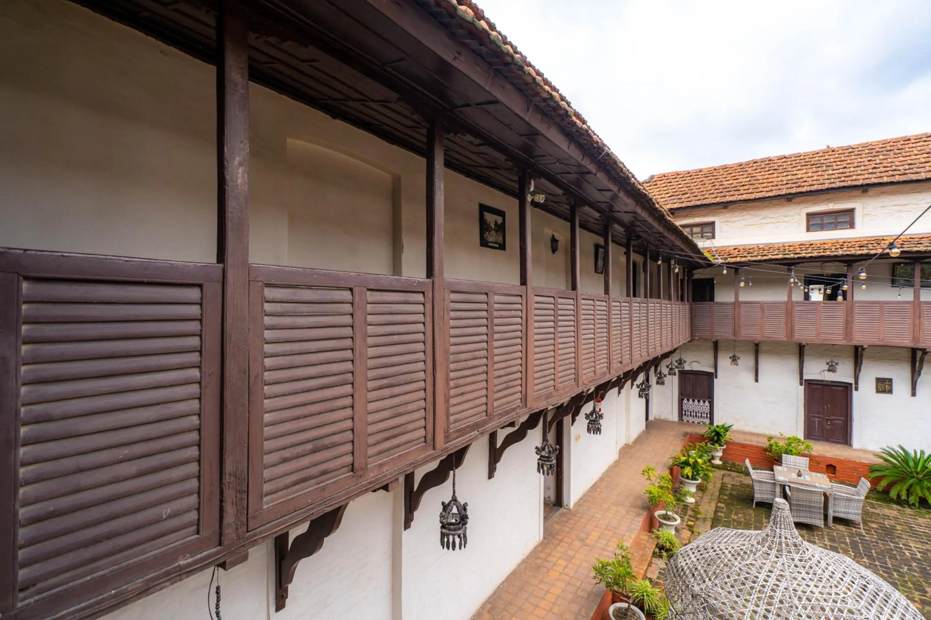 Balcony/Terrace in Hukum Darbar Restaurant & Hotel