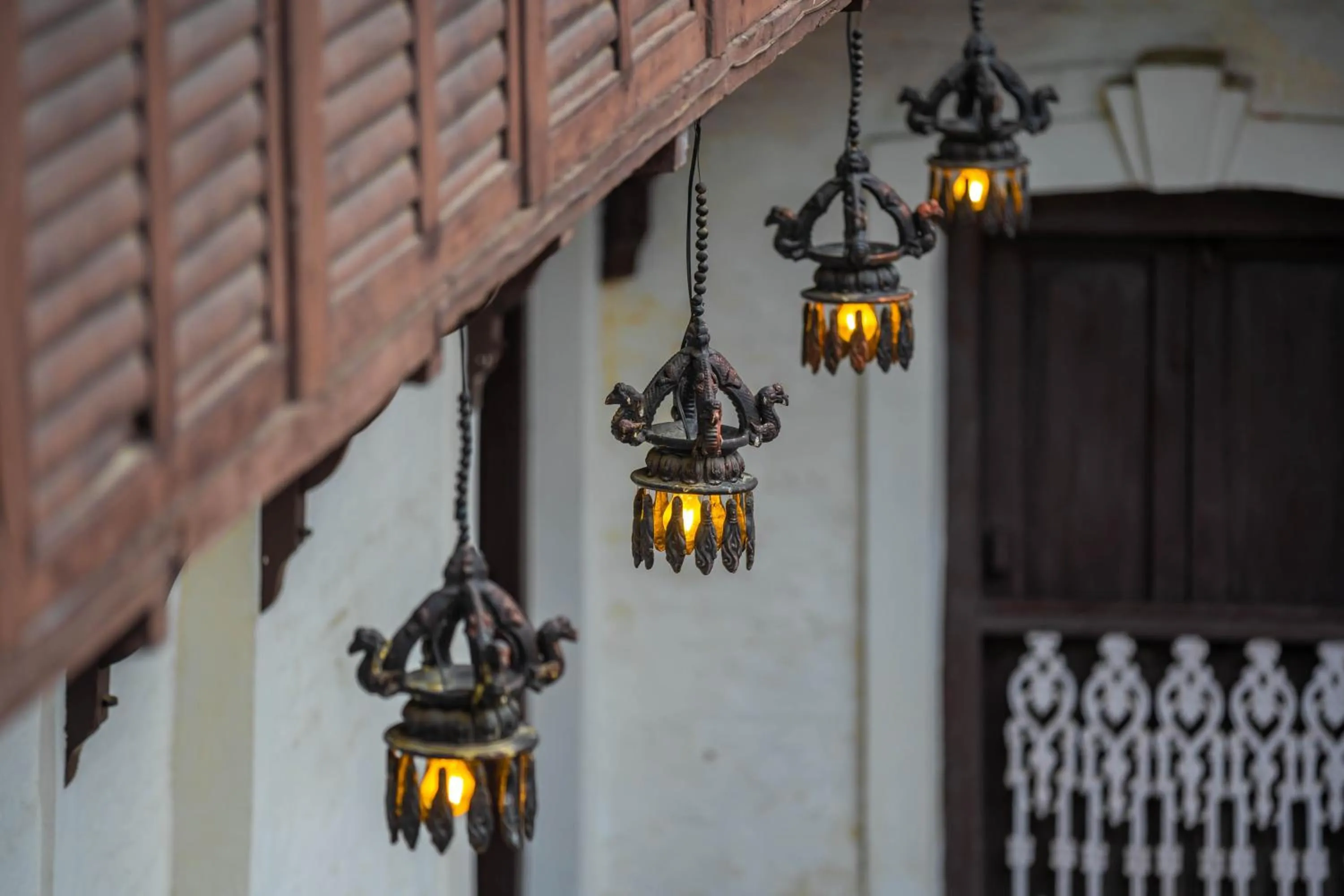 Decorative detail in Hukum Darbar Restaurant & Hotel