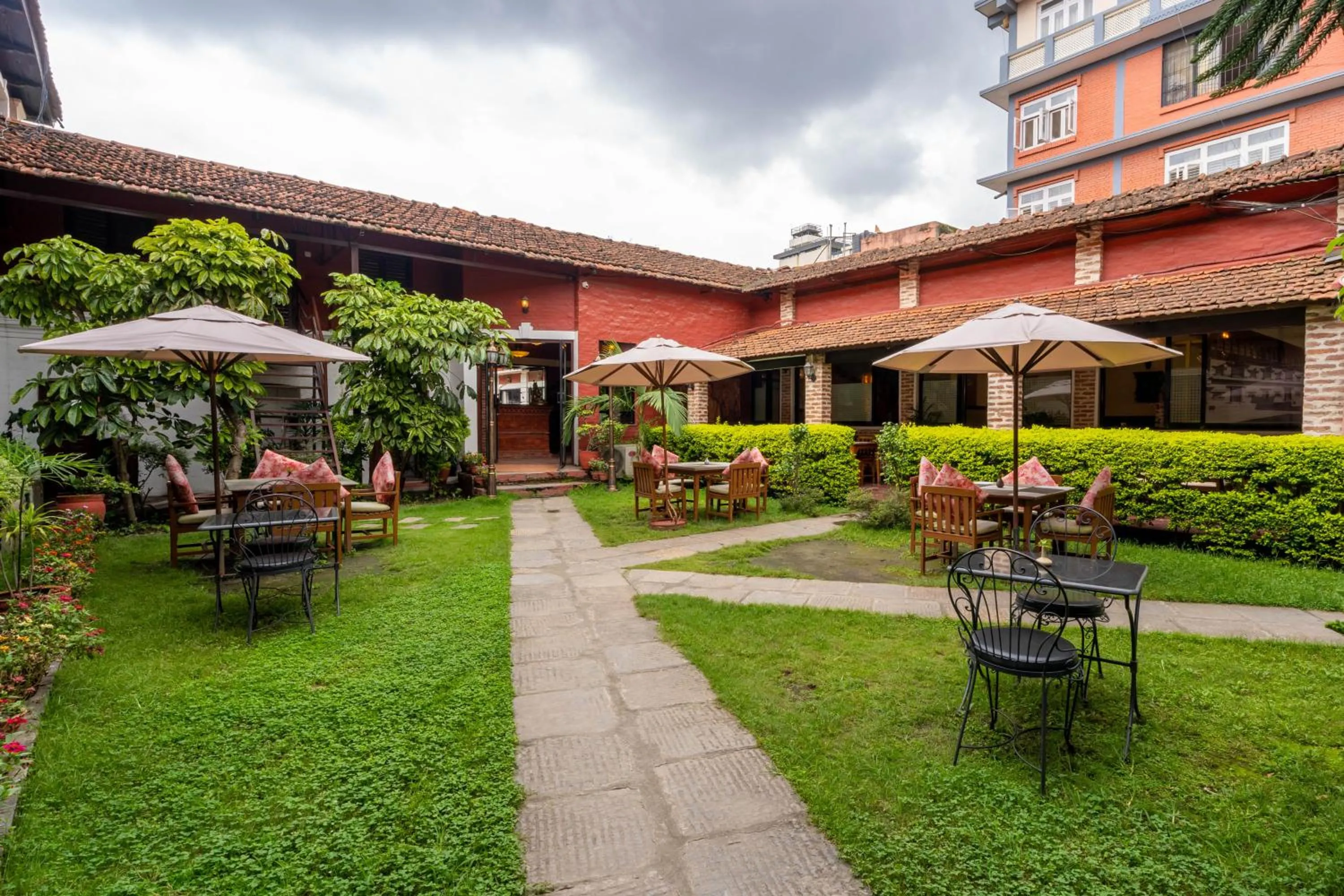 Garden in Hukum Darbar Restaurant & Hotel