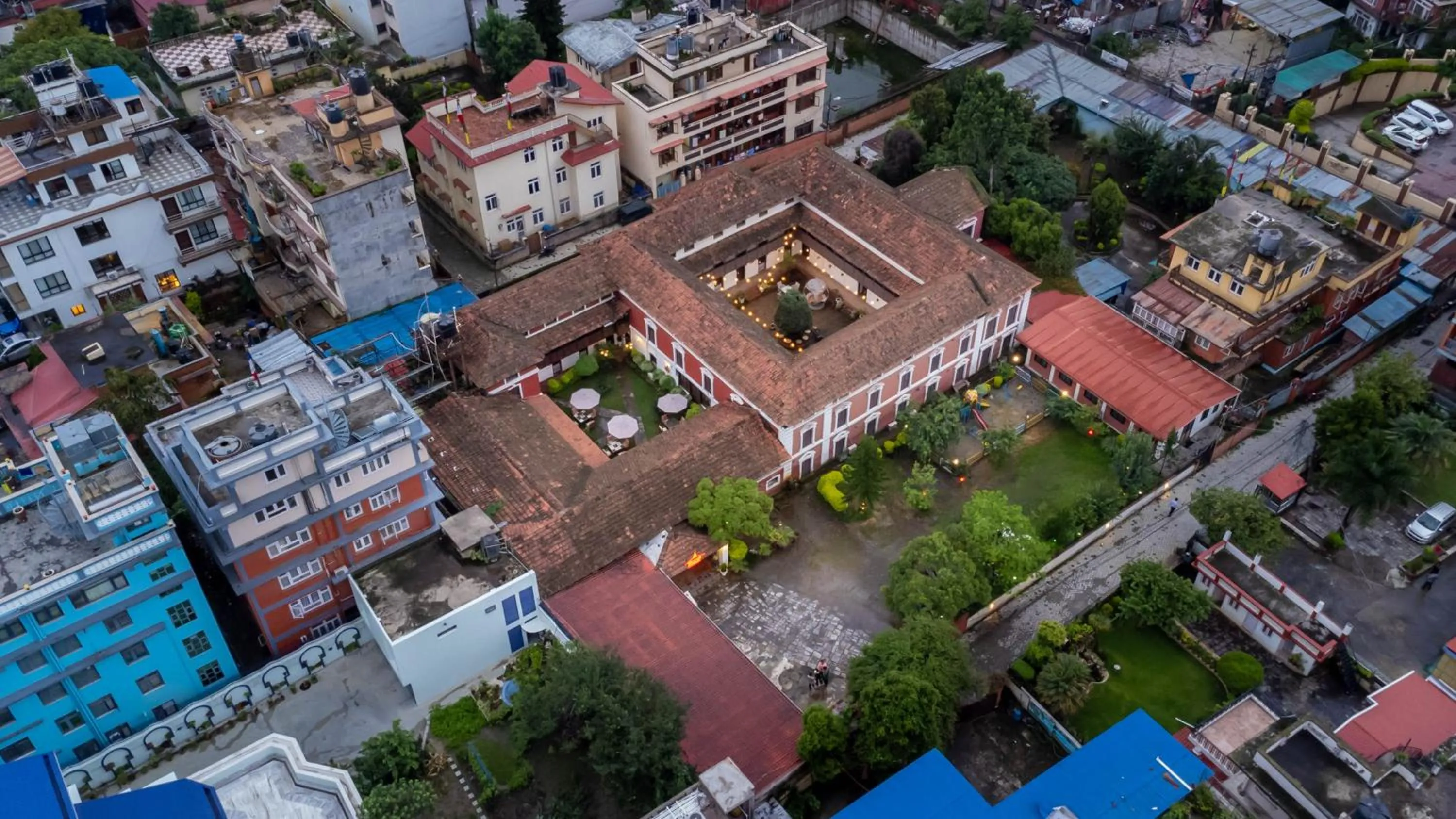 Bird's eye view in Hukum Darbar Restaurant & Hotel