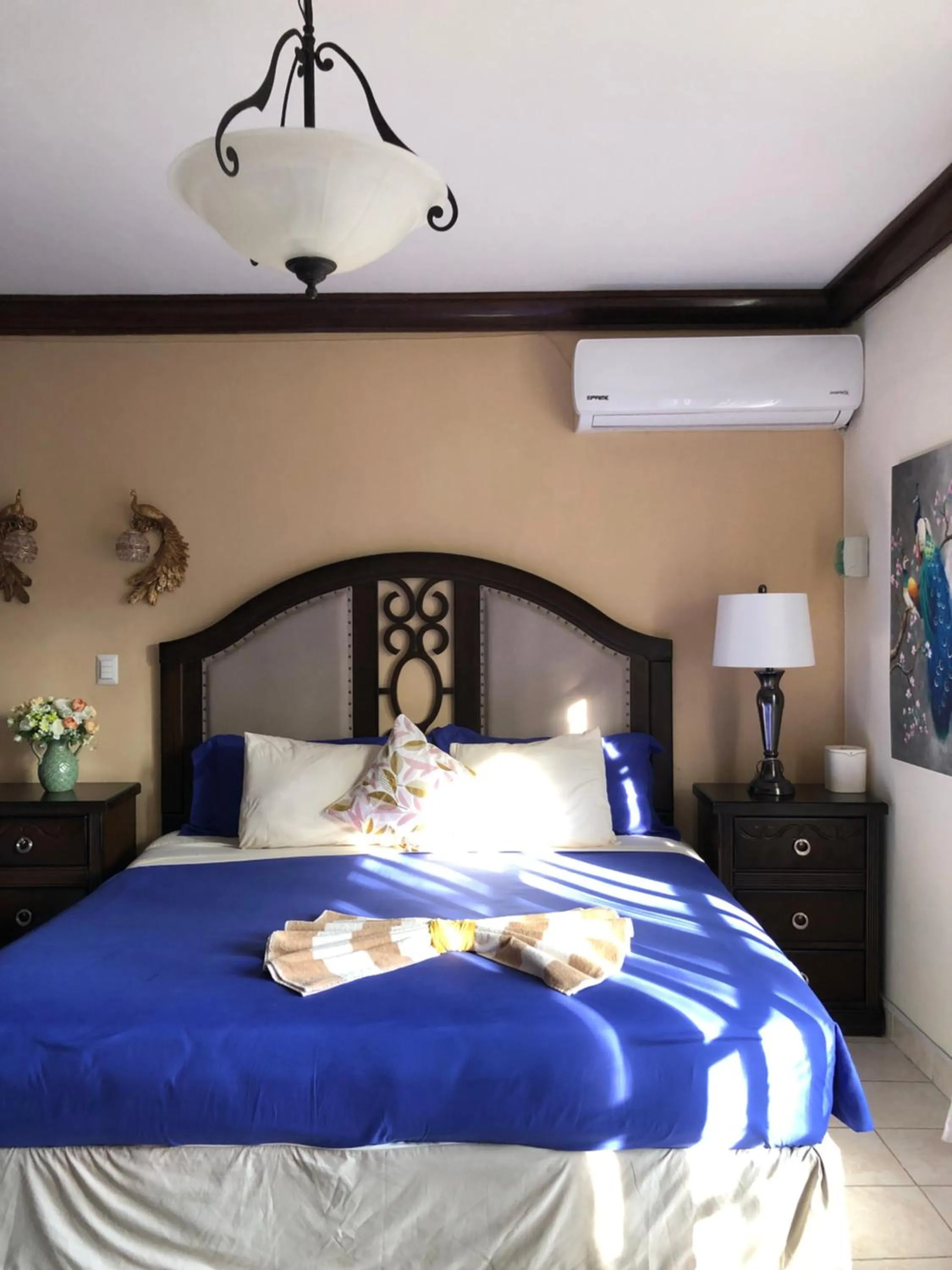 Bed in Hotel Boutique Villas Segovia Cozumel