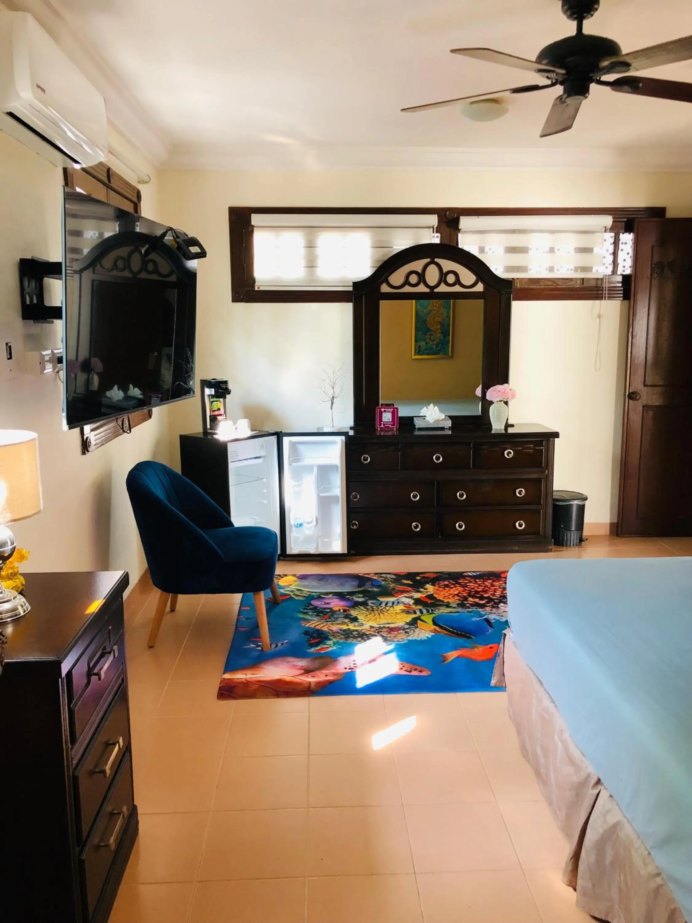 TV and multimedia, Bed in Hotel Boutique Villas Segovia Cozumel