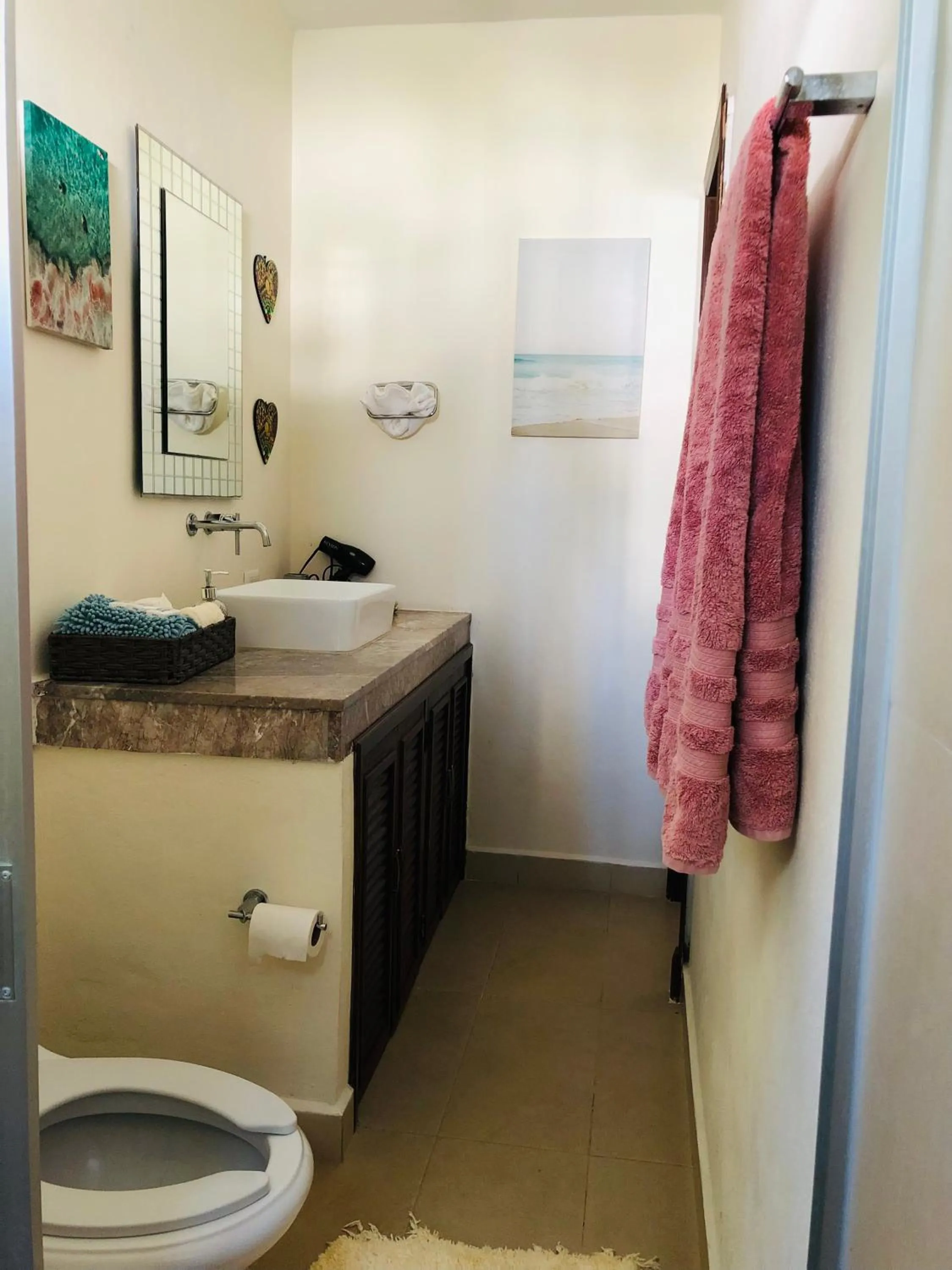 Toilet in Hotel Boutique Villas Segovia Cozumel