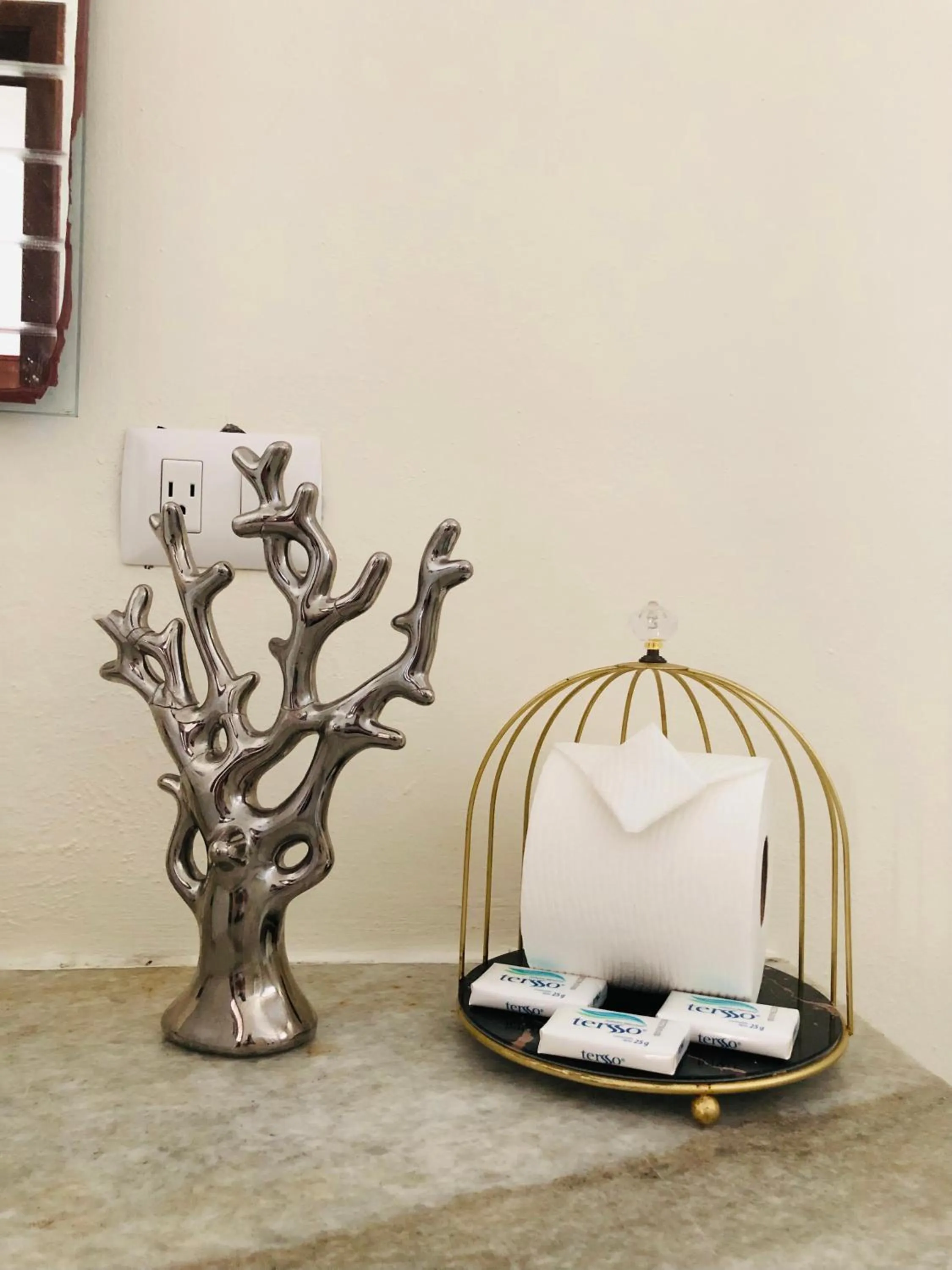 Decorative detail in Hotel Boutique Villas Segovia Cozumel