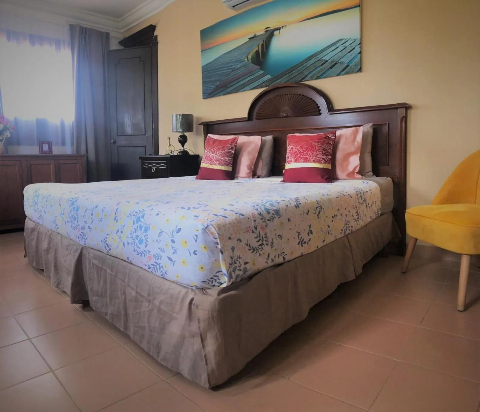 Bed in Hotel Boutique Villas Segovia Cozumel