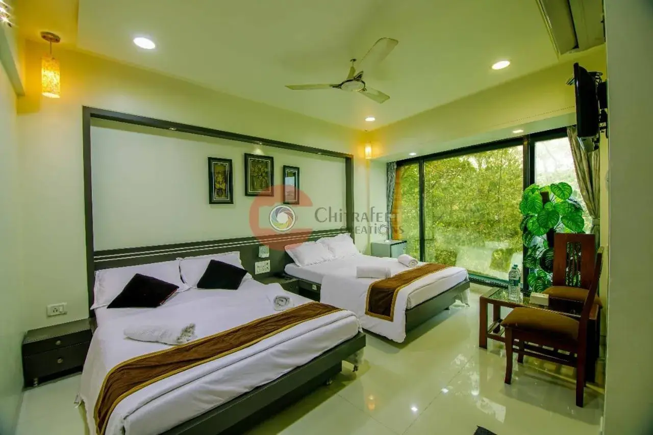 Photo of the whole room, Bed in La Hotel Metro near BKC Photo of the whole room, Bed in La Hotel Metro near BKC