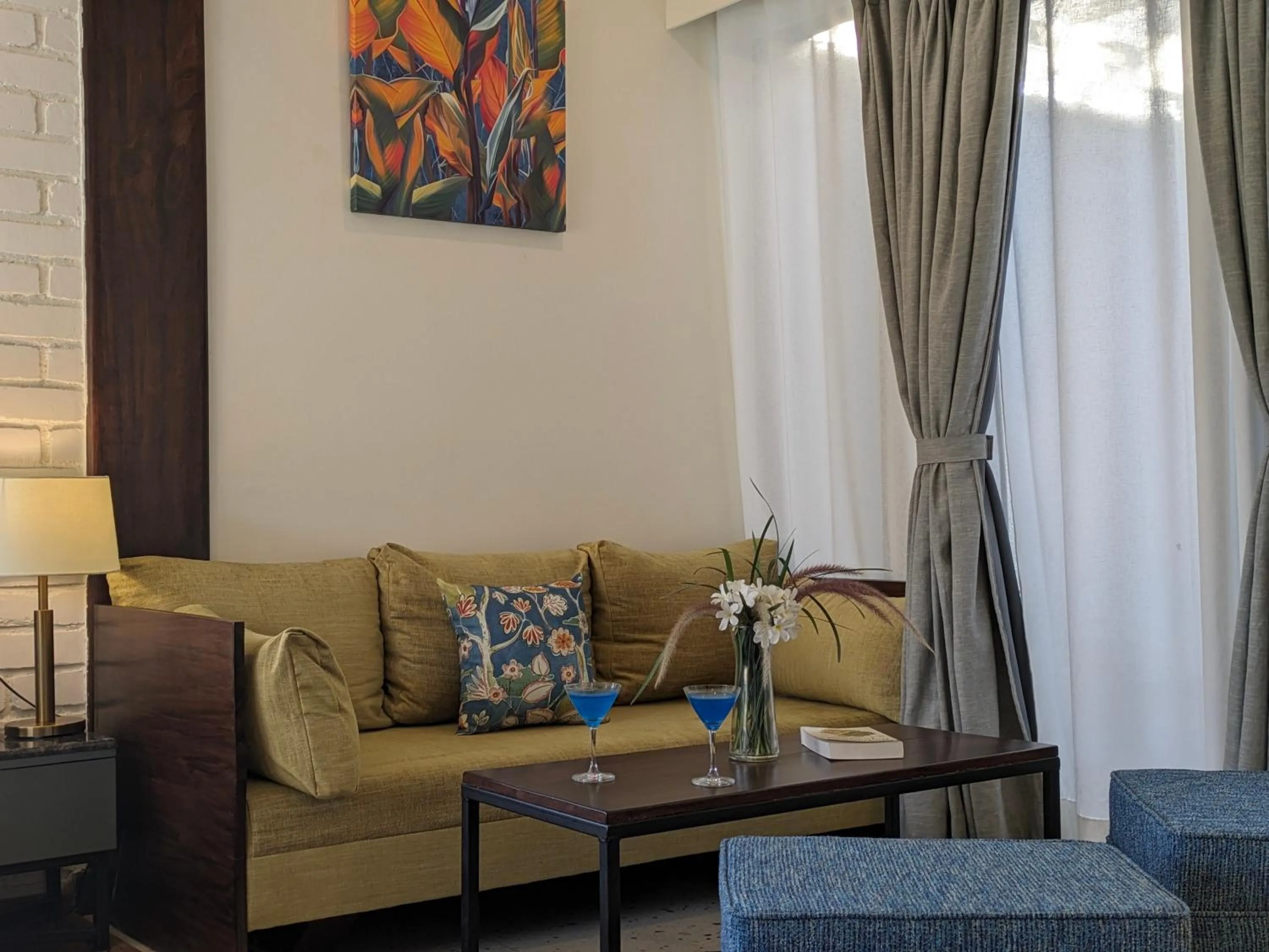 Living room in The Golden Tusk By Ivory Destinations