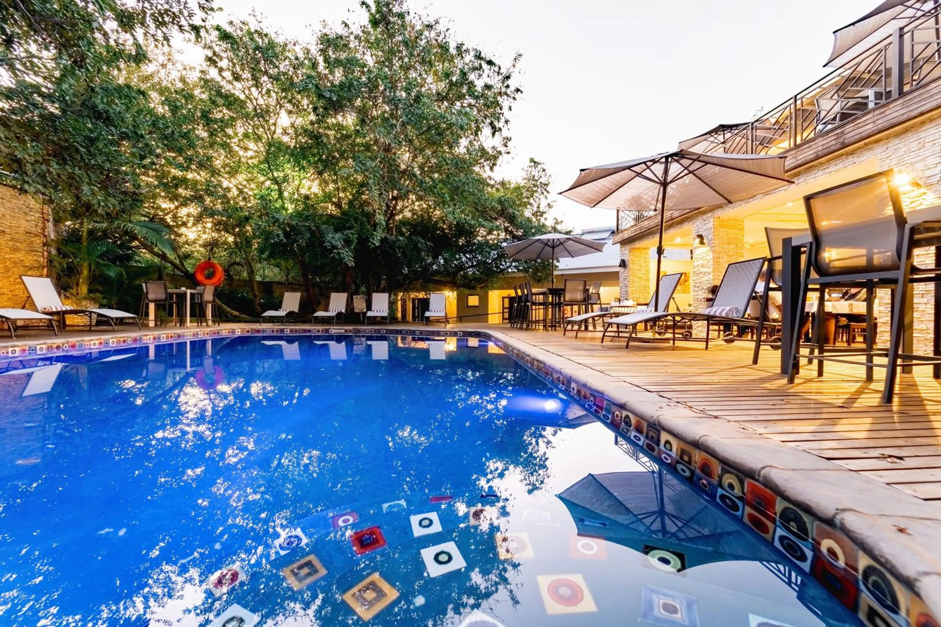 Swimming pool in Nkosi Guest Lodge