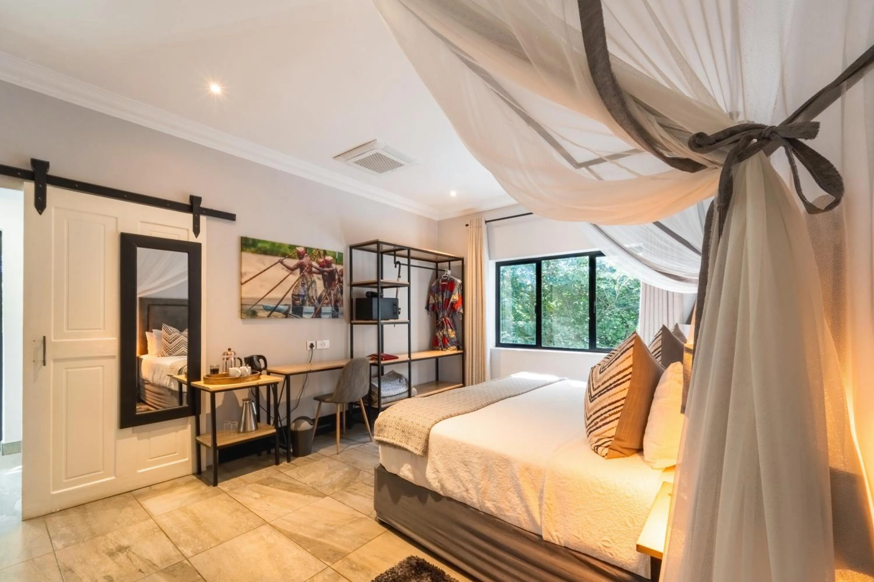 Bed in Nkosi Guest Lodge