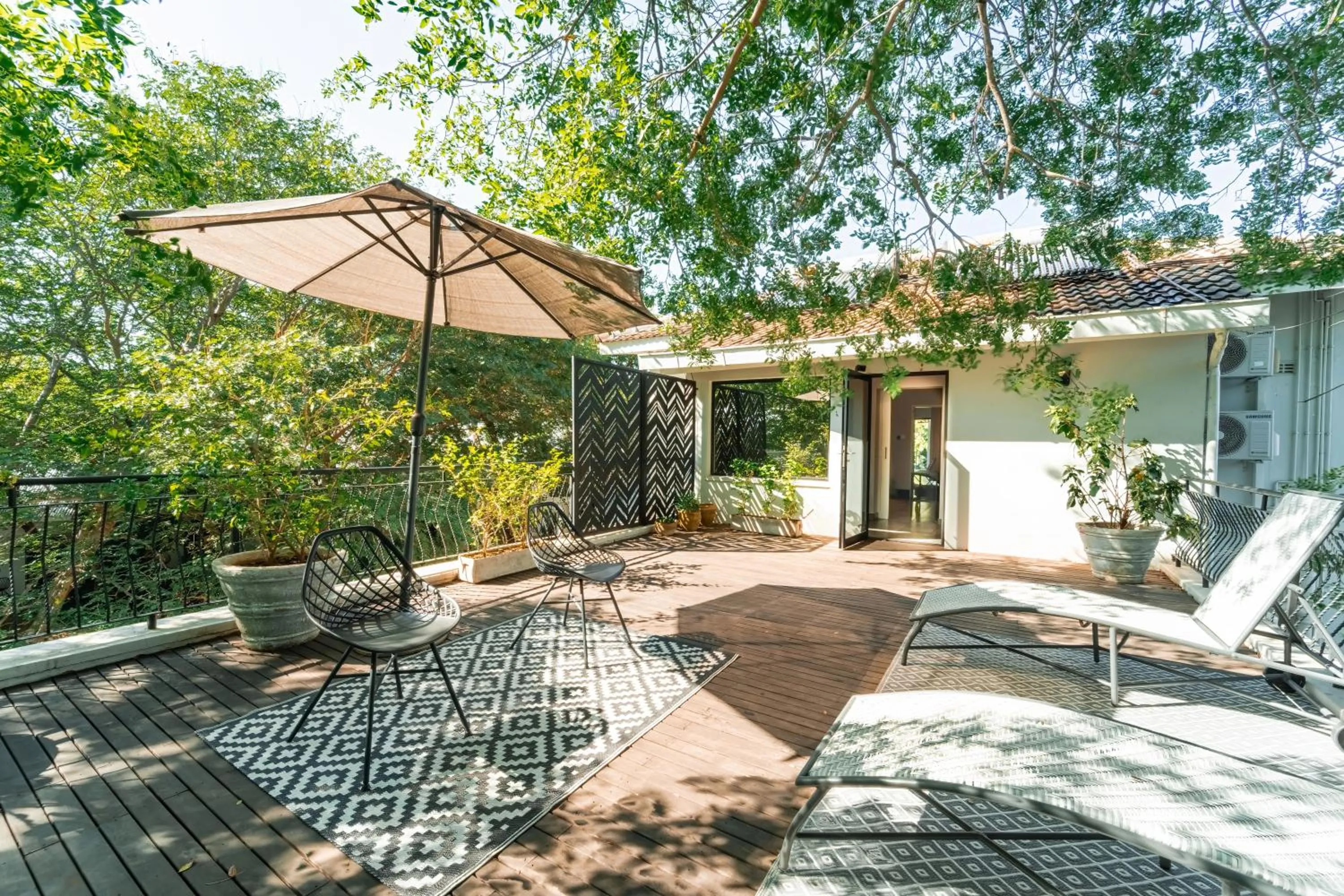 Balcony/Terrace in Nkosi Guest Lodge