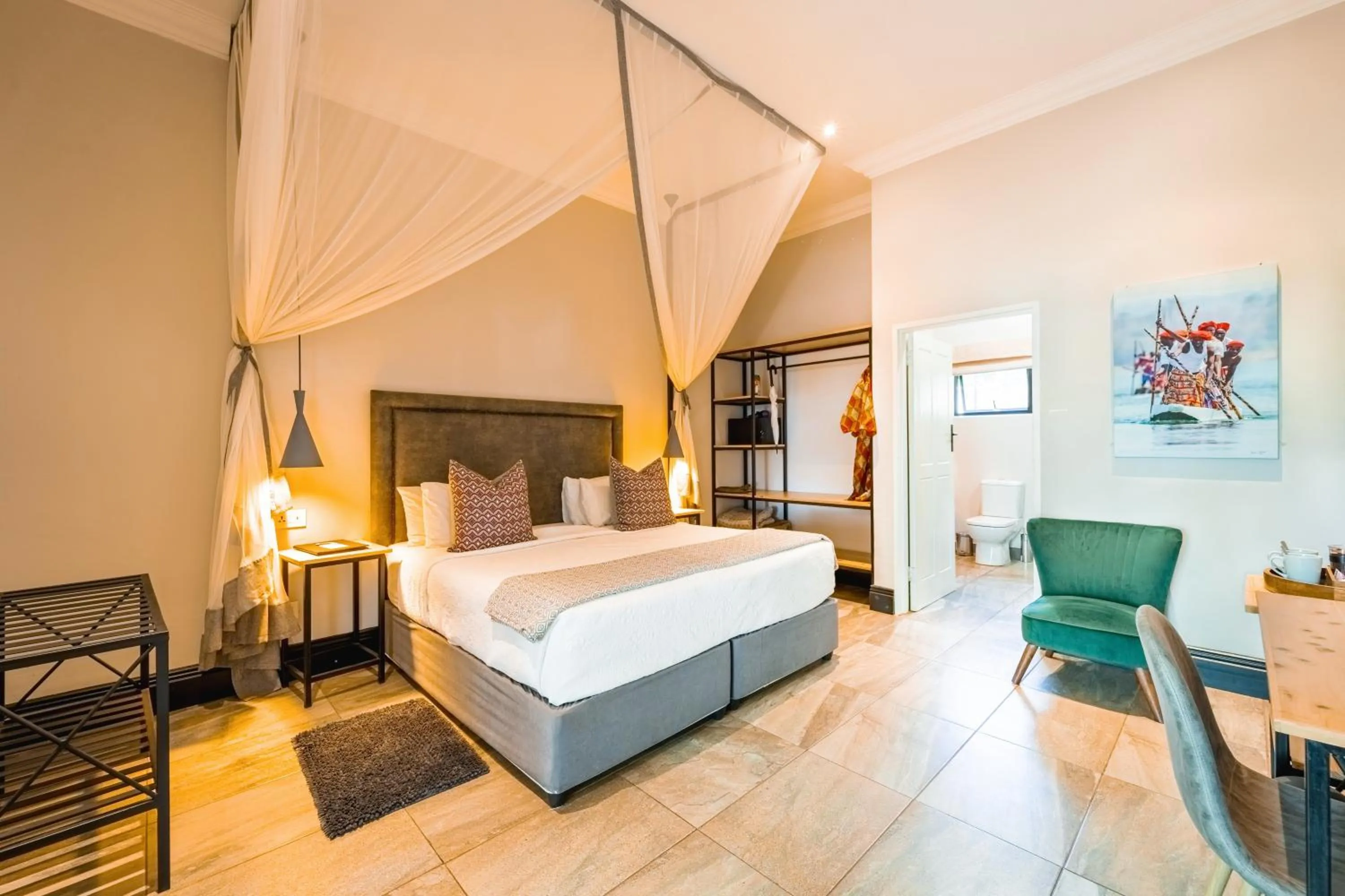 Bed in Nkosi Guest Lodge