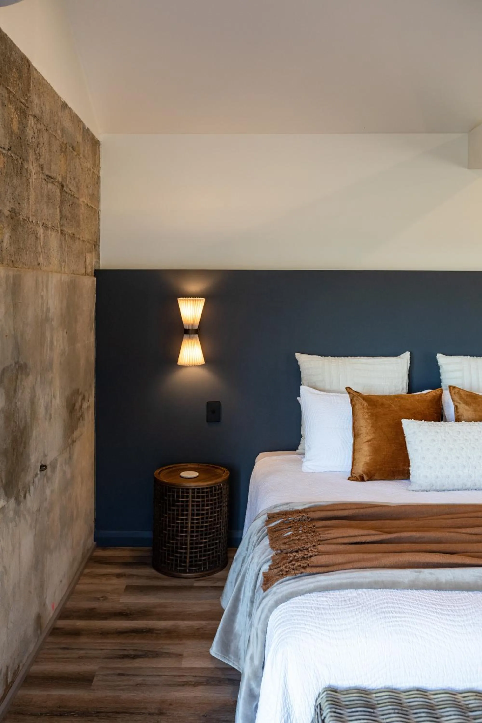 Bed in Pokolbin Farm Stay