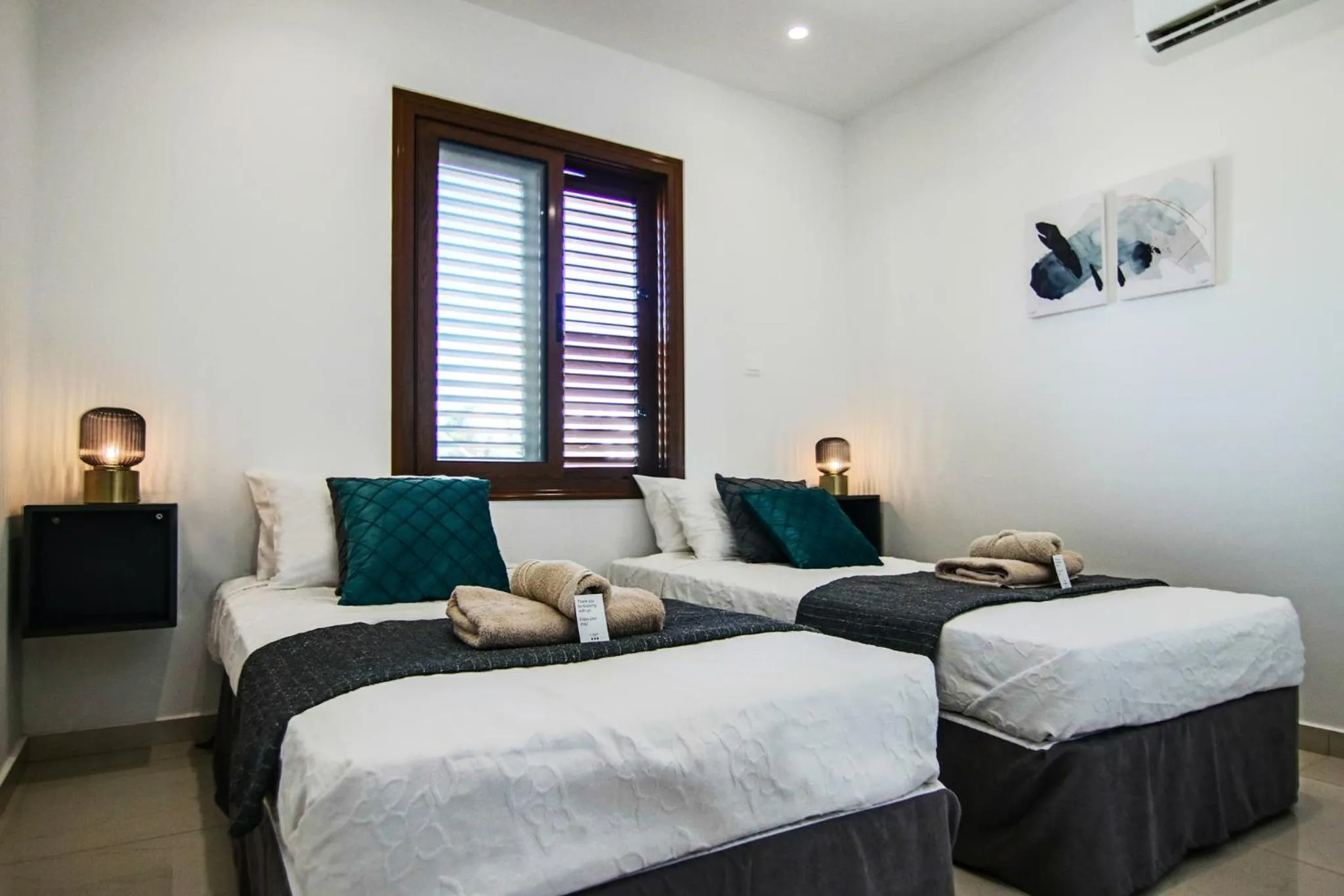 Bed in Phaedrus Living: Seaside Flat Constantinos 113