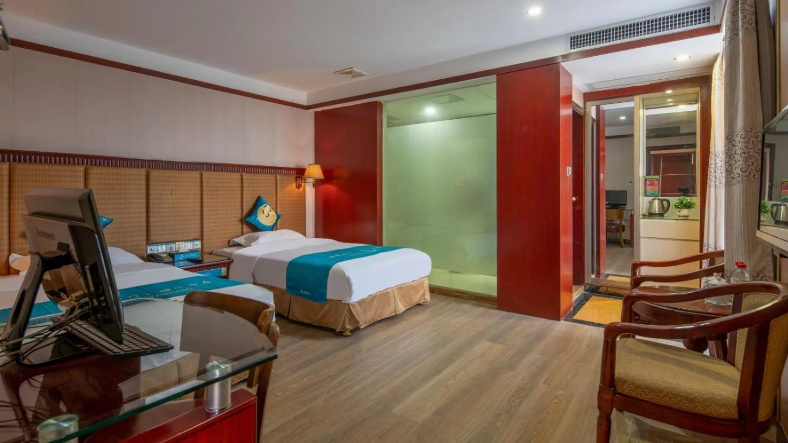 Bed in Suoxing Hotel Yijing Yangchun Donghu West Road