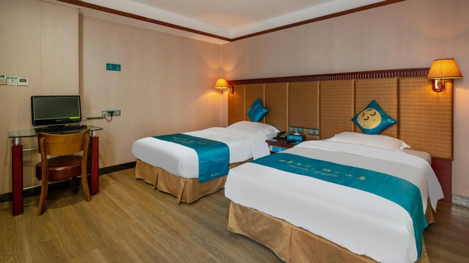 Bed in Suoxing Hotel Yijing Yangchun Donghu West Road