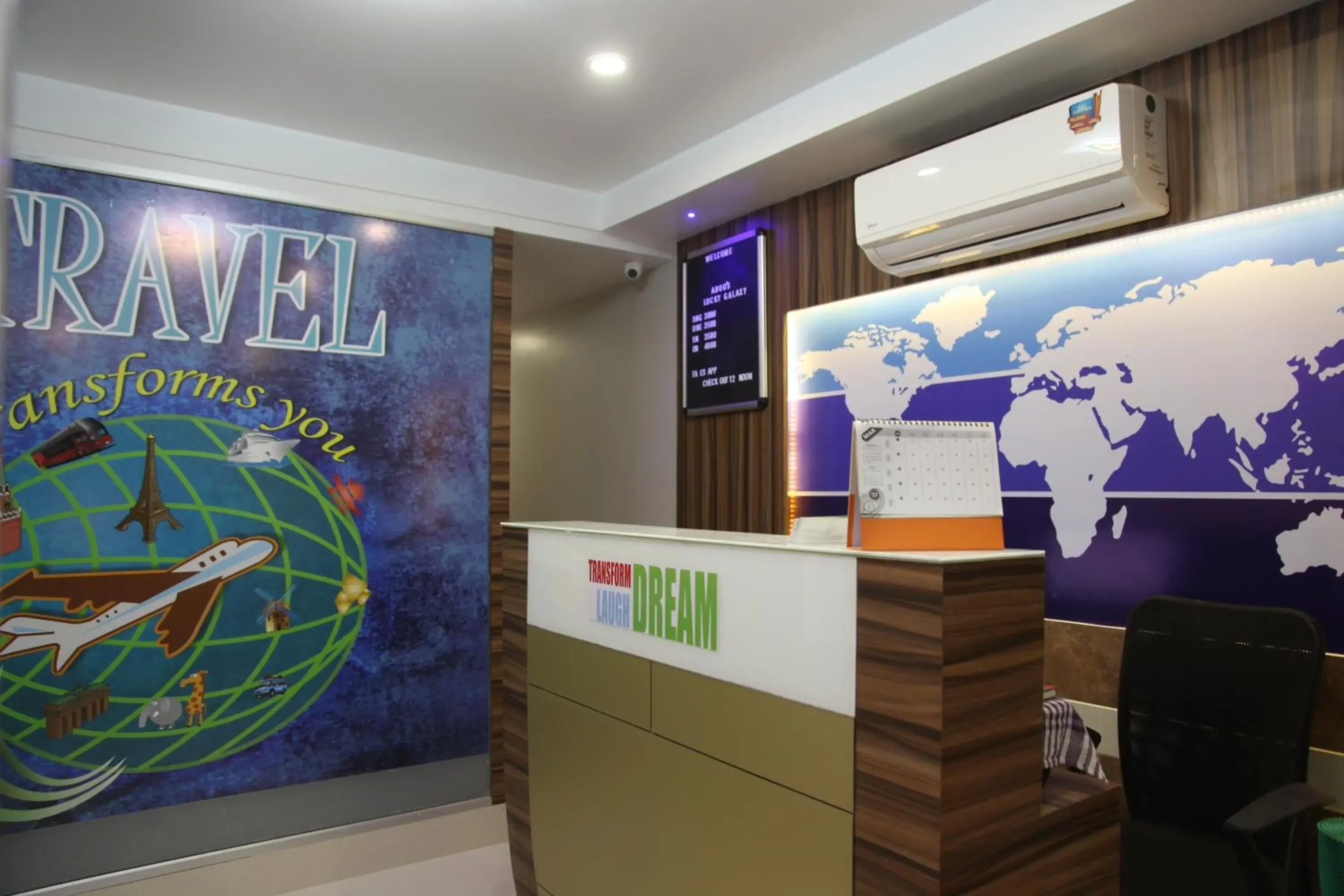 Lobby or reception in Hotel Lucky Galaxy Lobby or reception in Hotel Lucky Galaxy