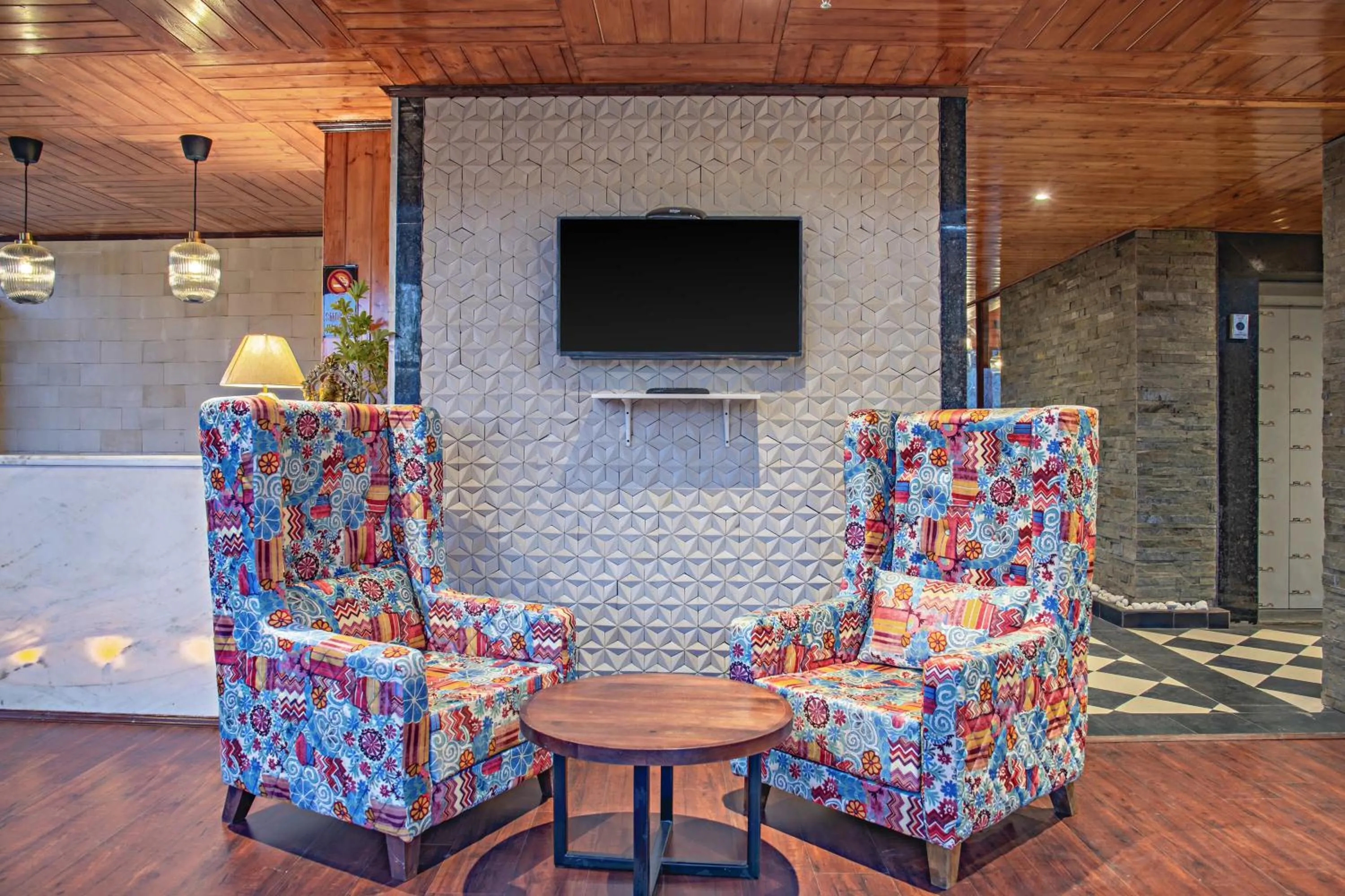 Lobby or reception in Echor Himalayan Aurum Manali