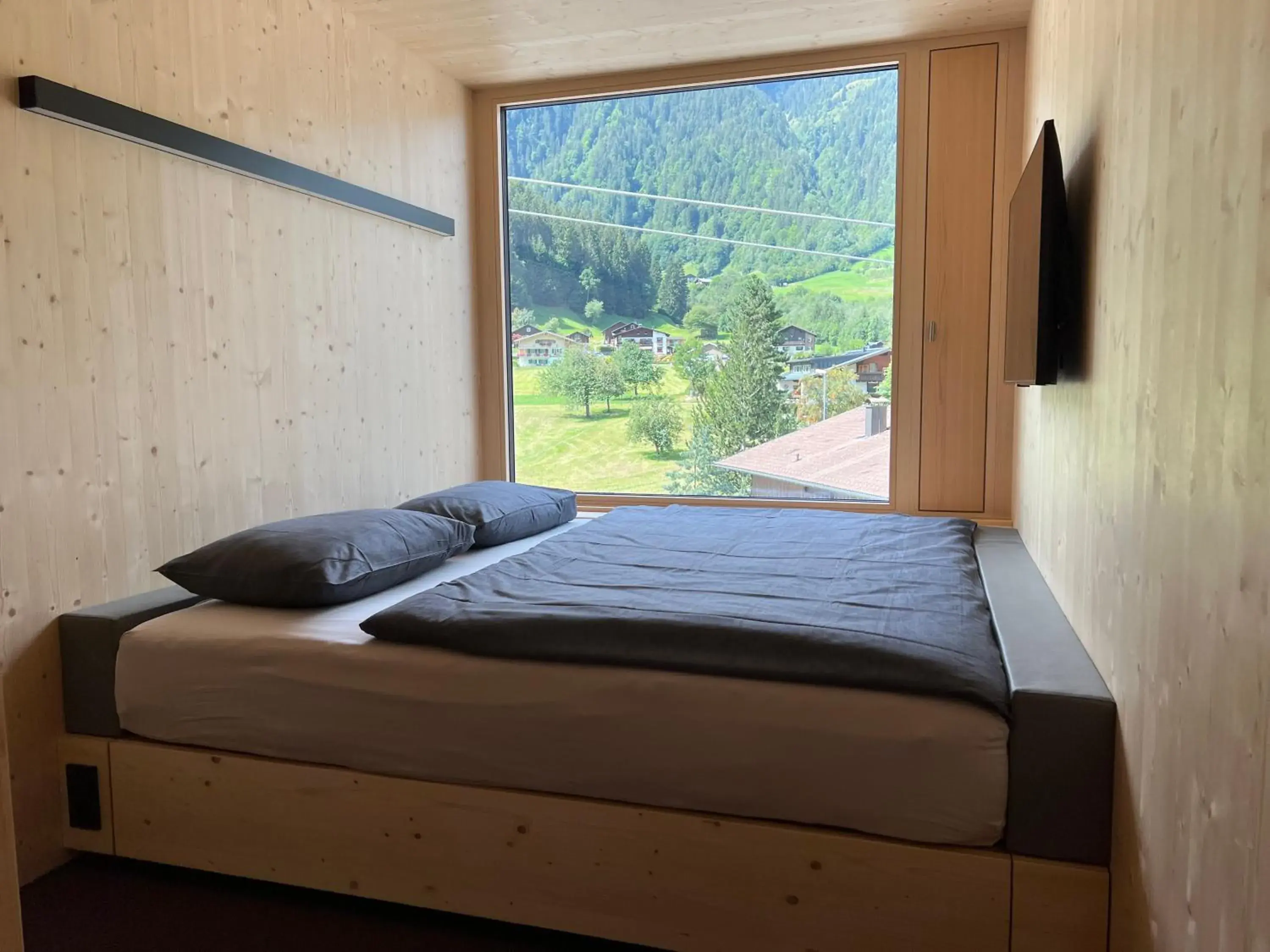 Double Room with Mountain View in Revier Mountain Lodge Montafon Double Room with Mountain View in Revier Mountain Lodge Montafon