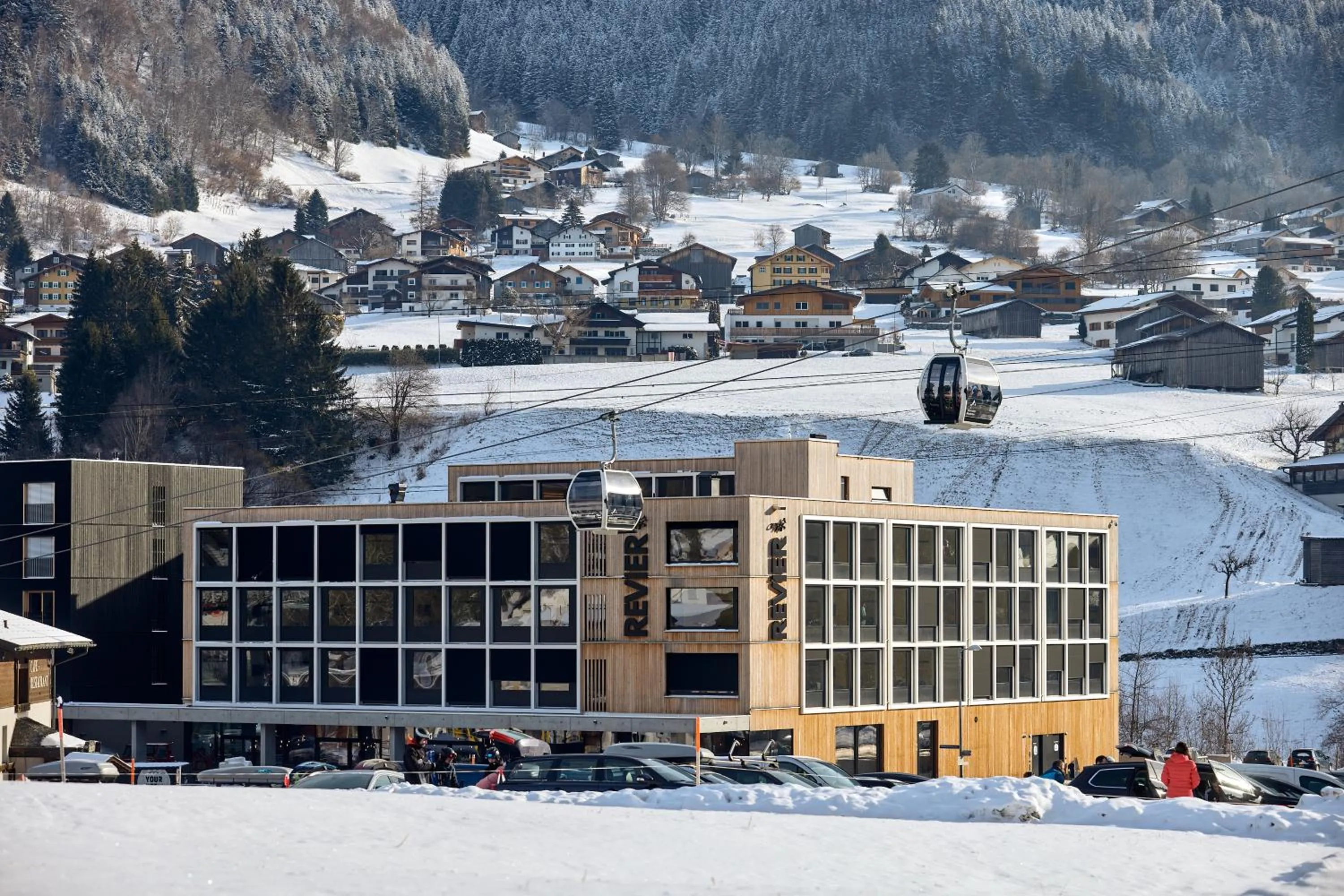 Property building in Revier Mountain Lodge Montafon
