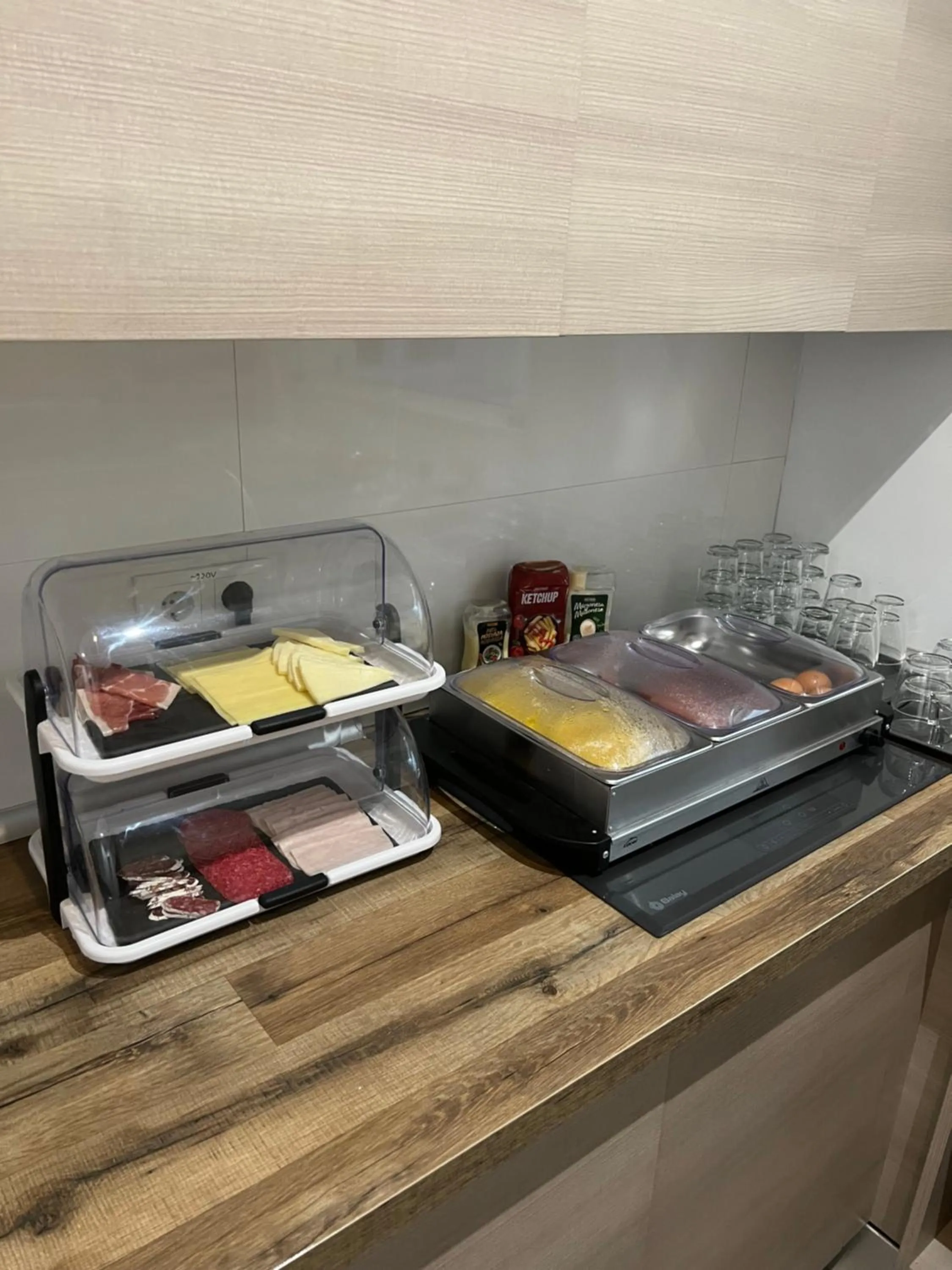 Kitchen or kitchenette in Wayteko Boutique Hotel