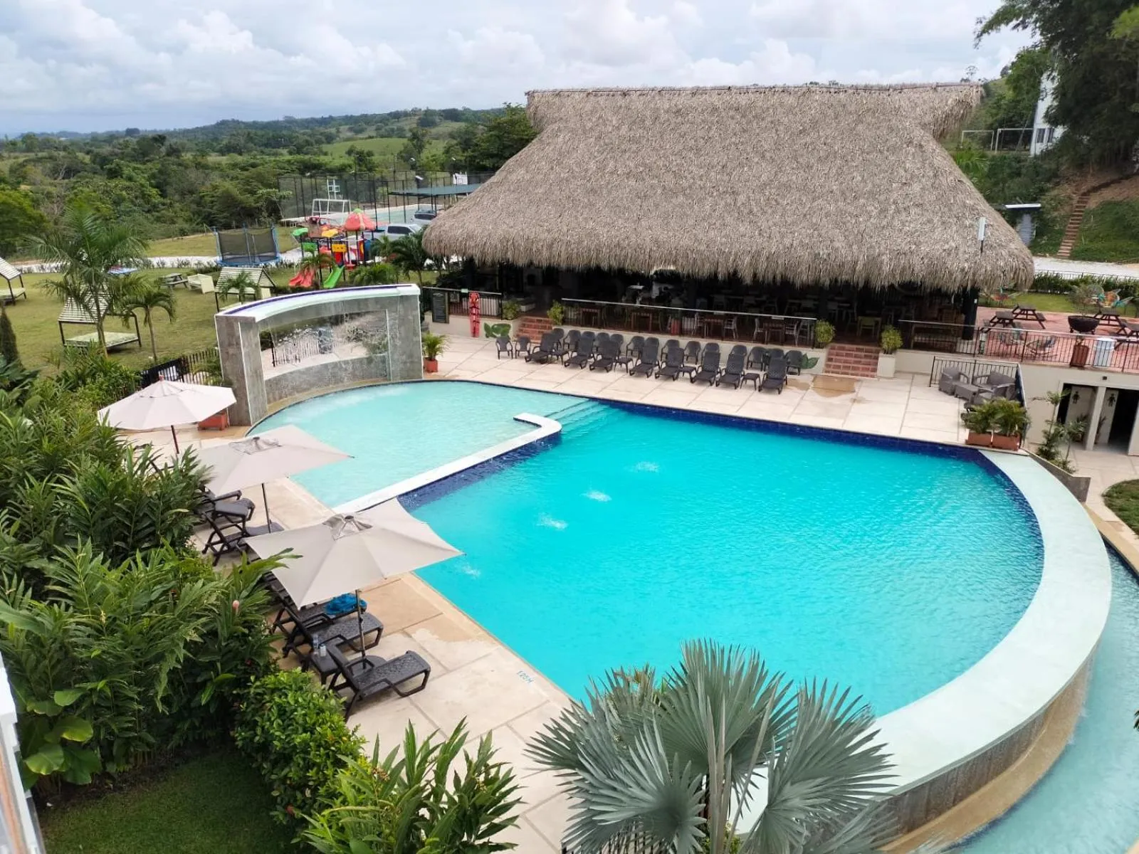 Pool view in Hotel Arbóreo Doradal