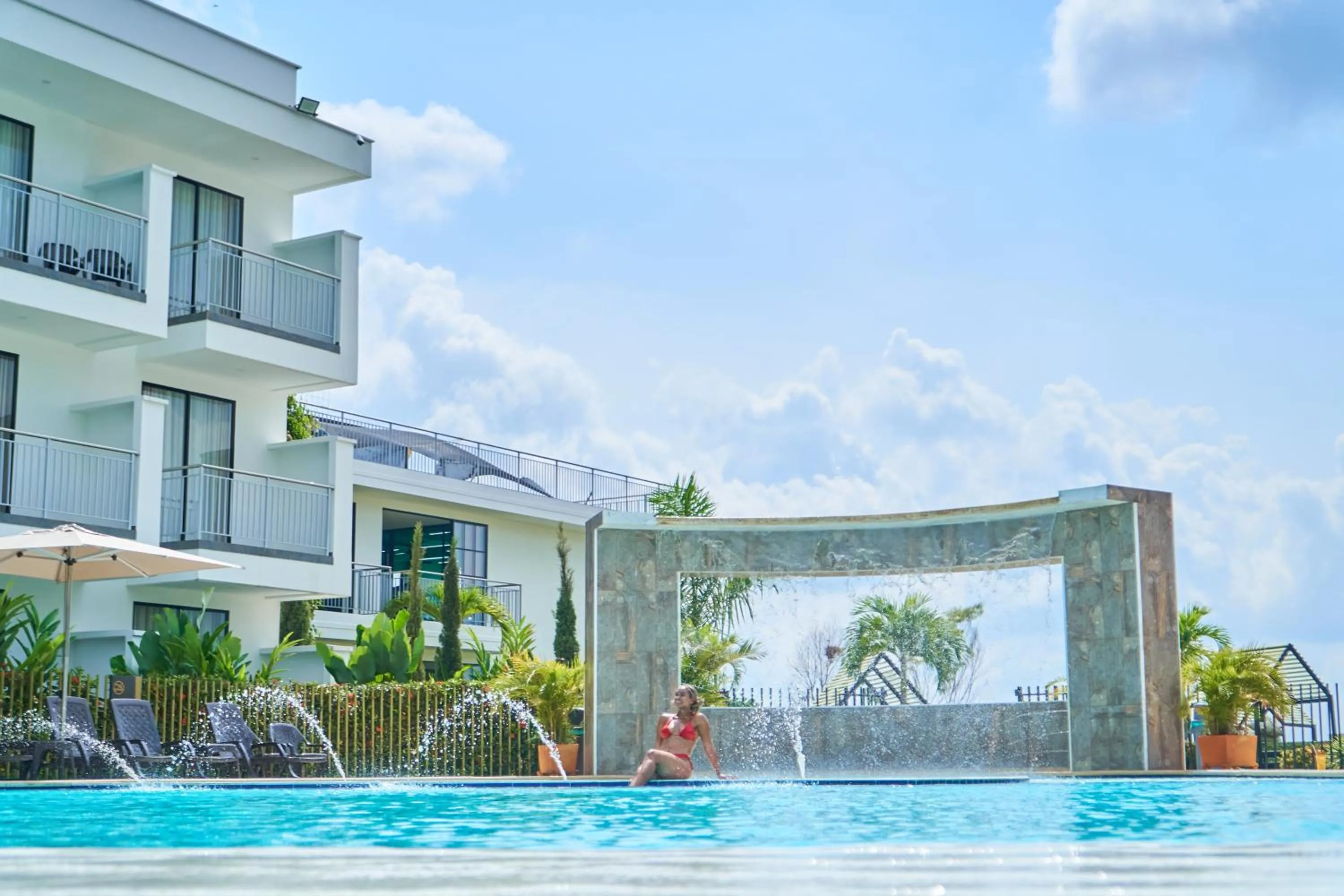 Pool view in Hotel Arbóreo Doradal