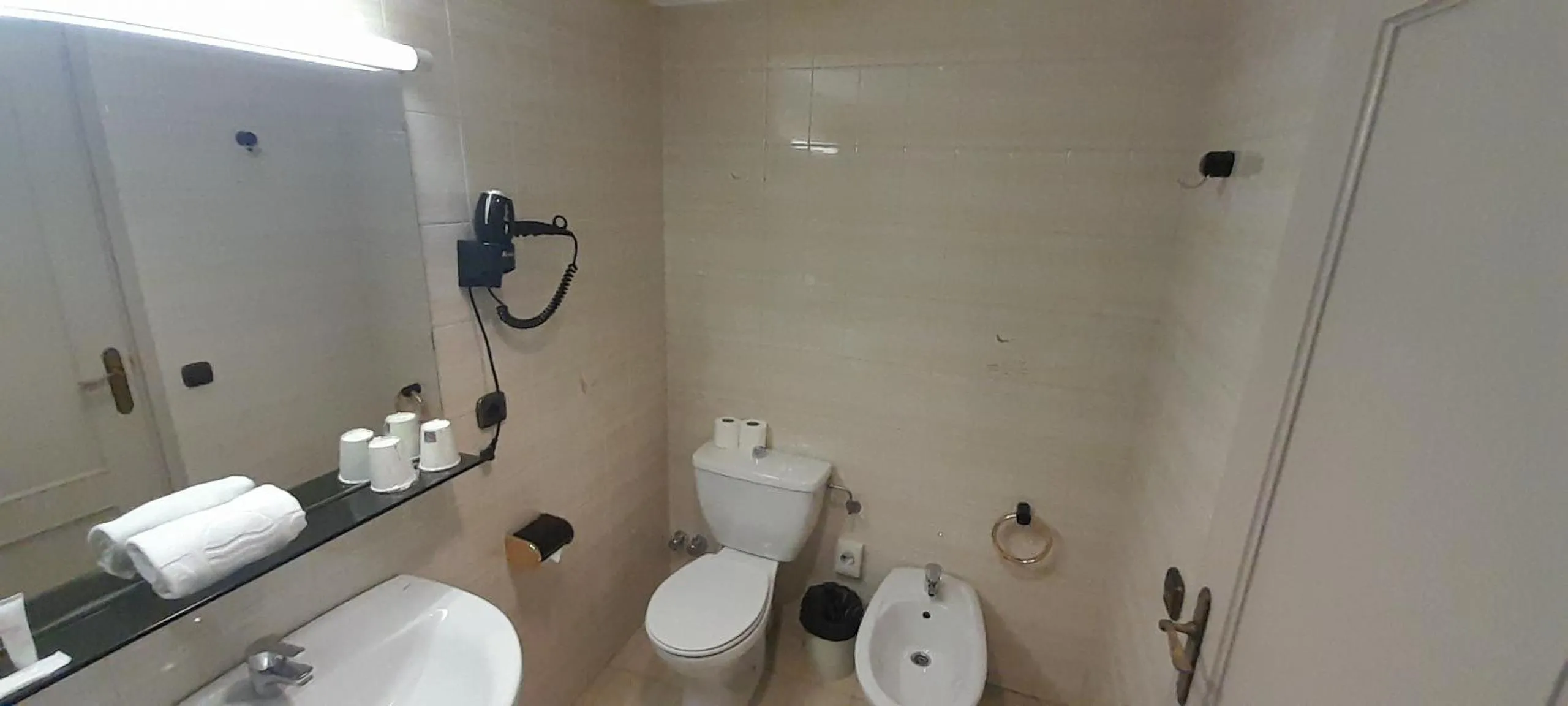 Bathroom in Hotel Font Del Marge