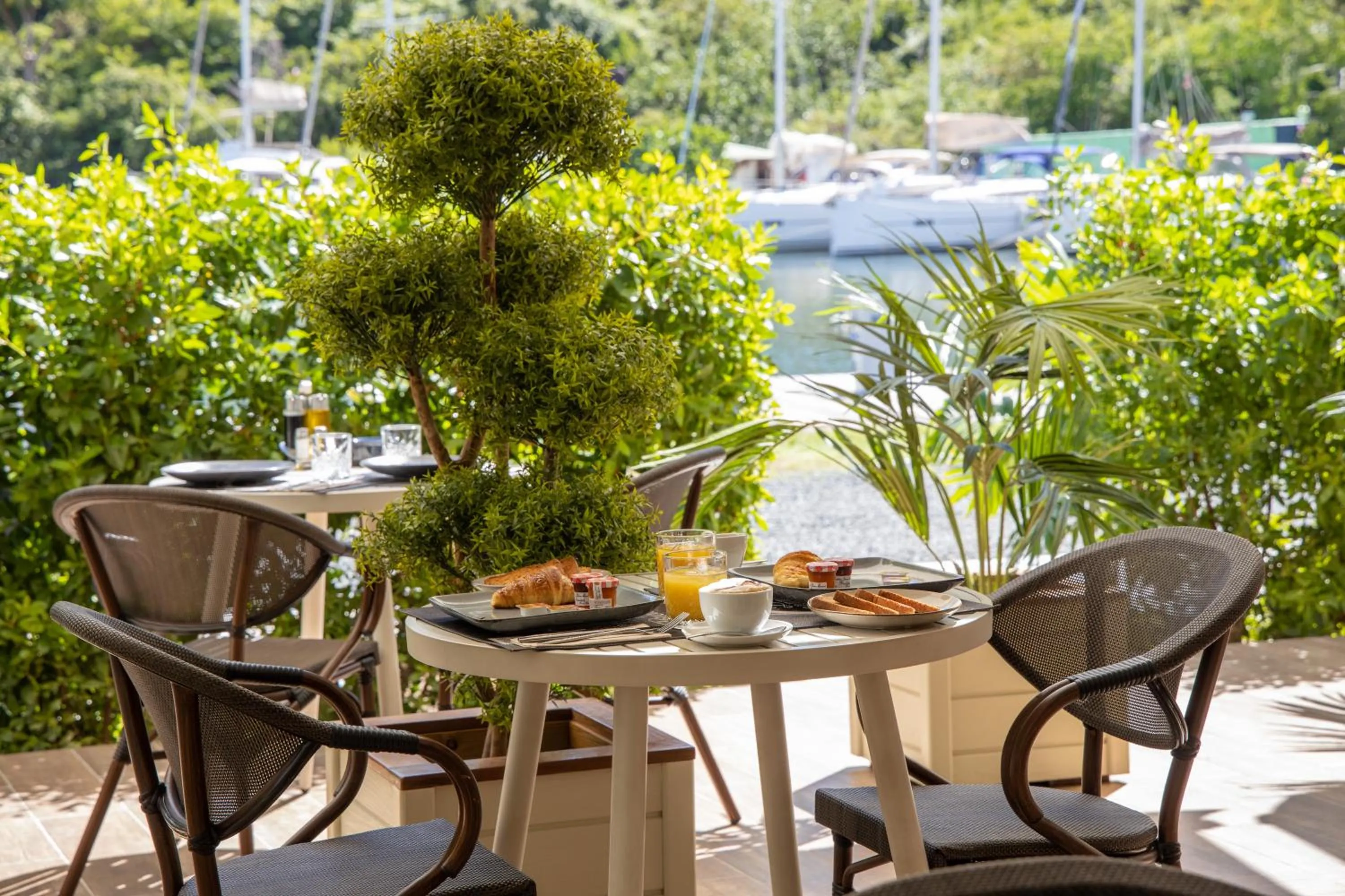 Breakfast in Blue Sail Hotel