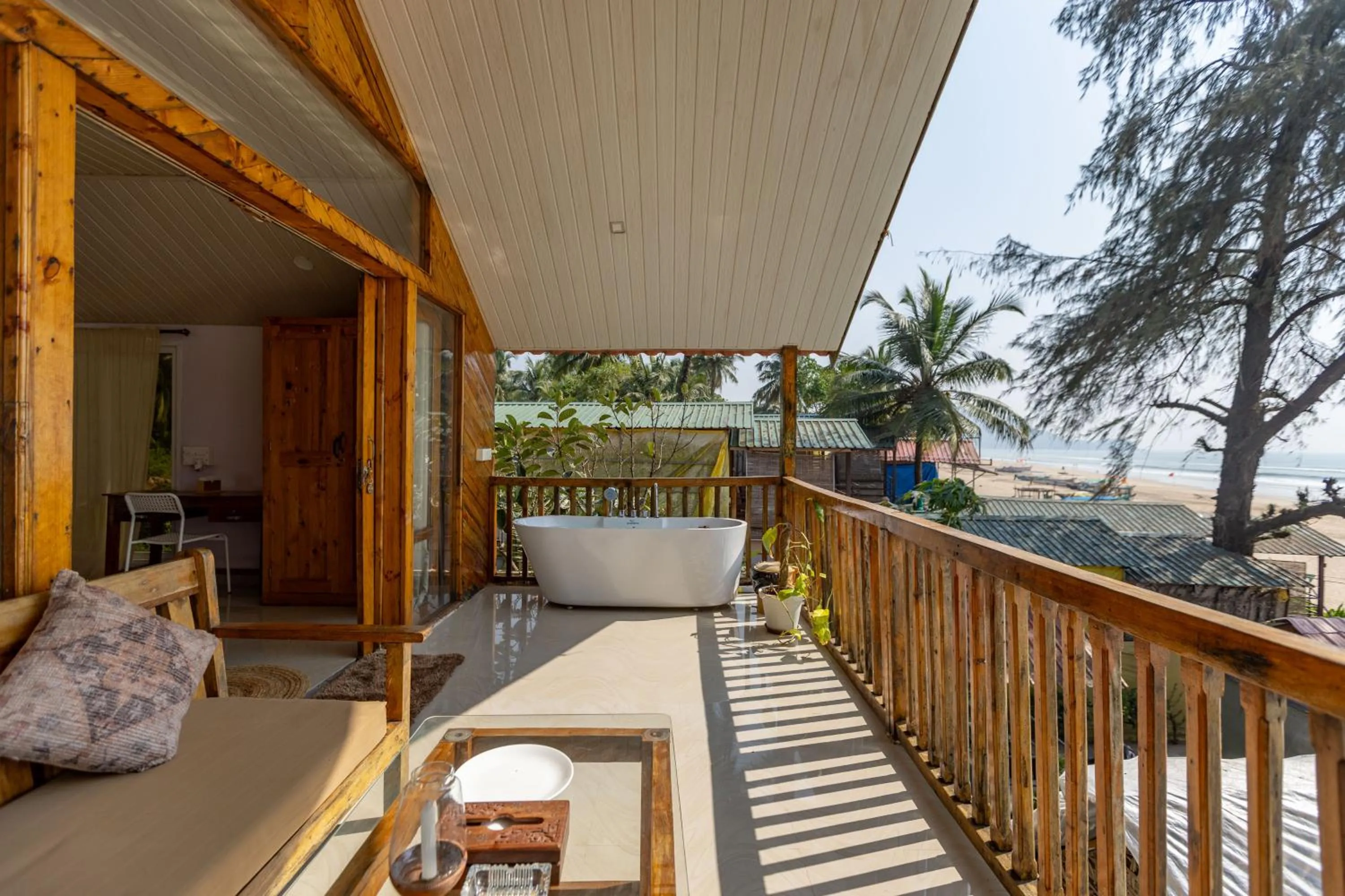 Balcony/Terrace in DucknChill-Agonda
