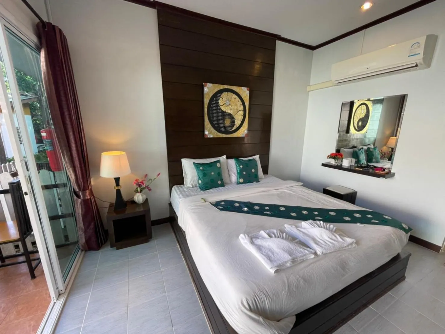 Bed in KK Lipe Resort