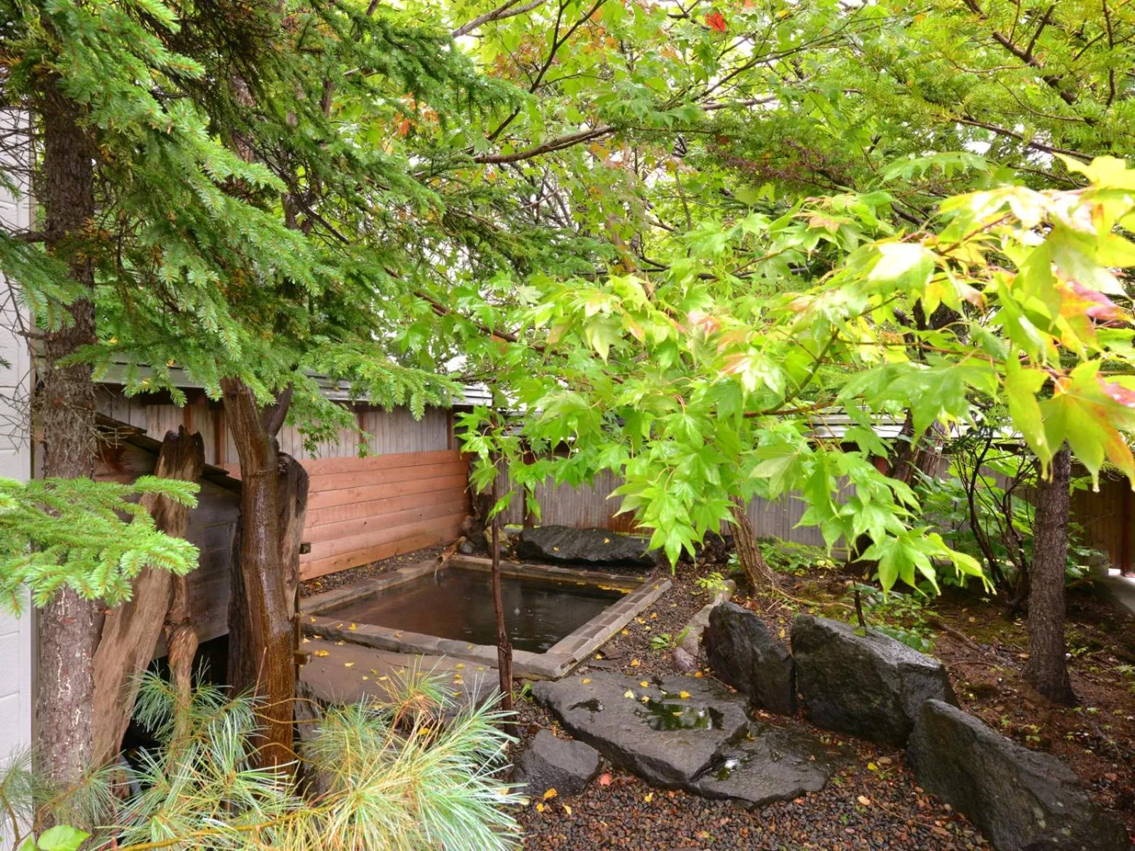 Open Air Bath in Hotel Parkway