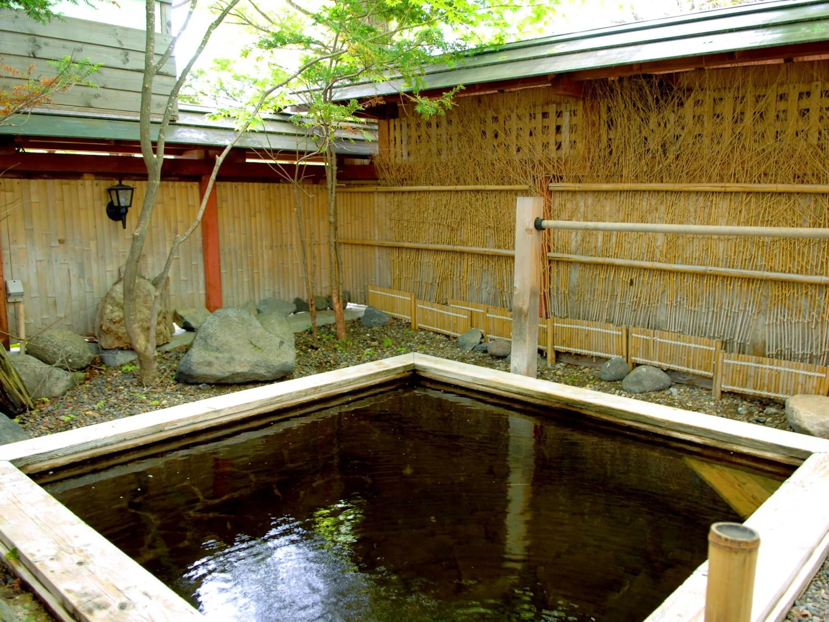 Open Air Bath in Hotel Parkway