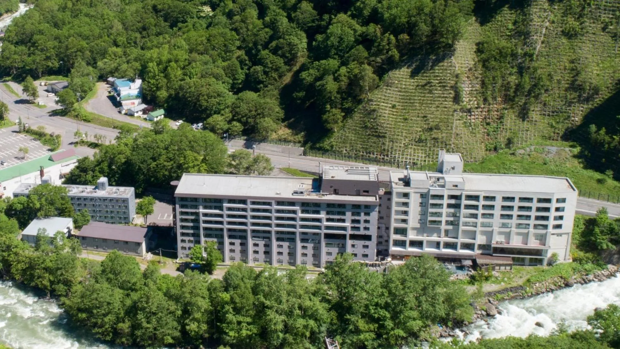 Property building in Sounkyo Kankou Hotel