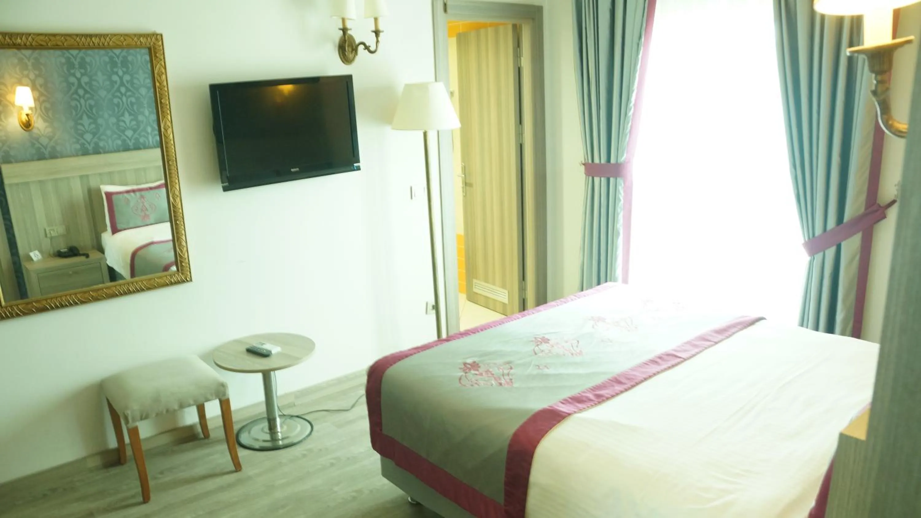 Decorative detail, Bed in Dab Hotel