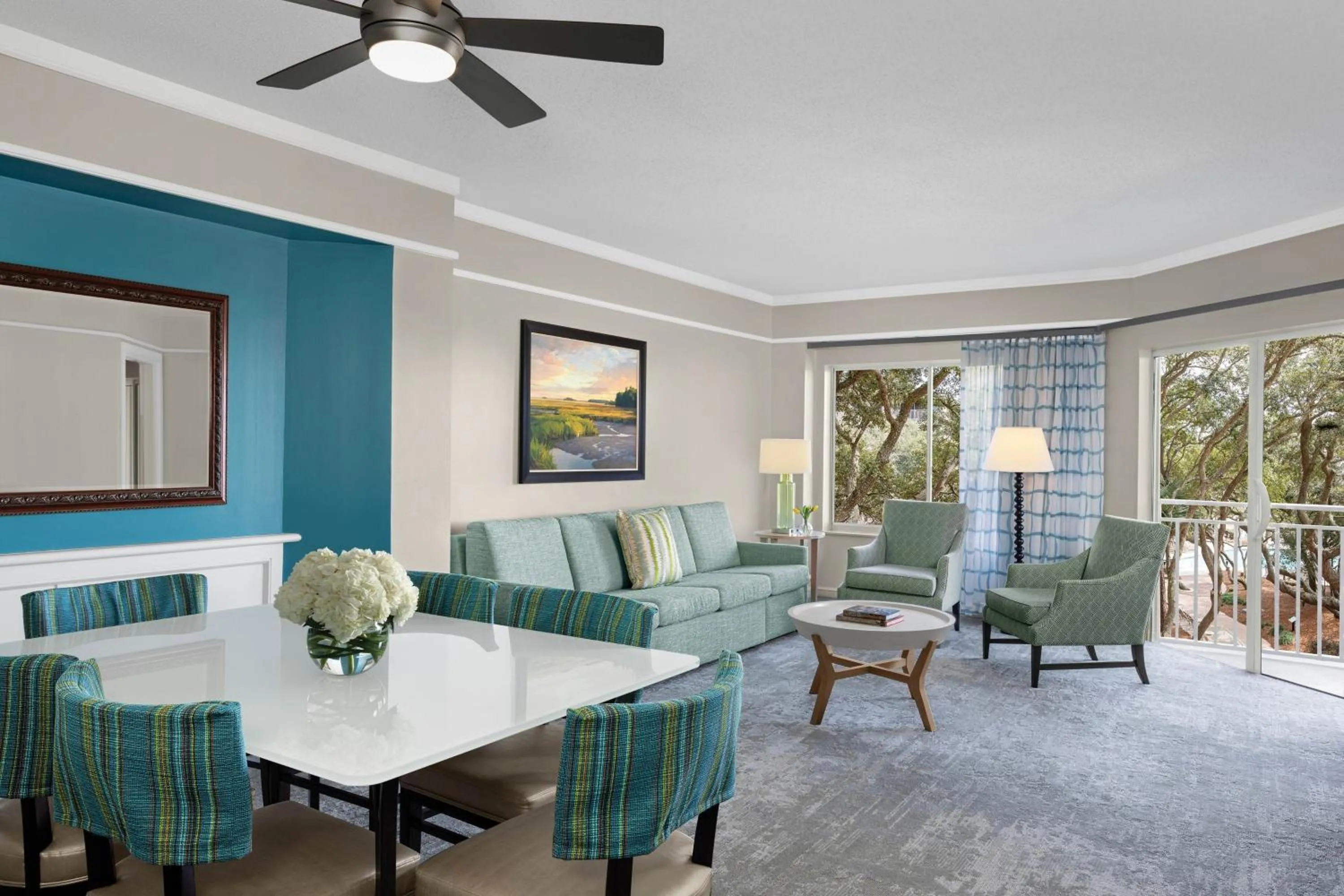 Living room in Marriott's Grande Ocean