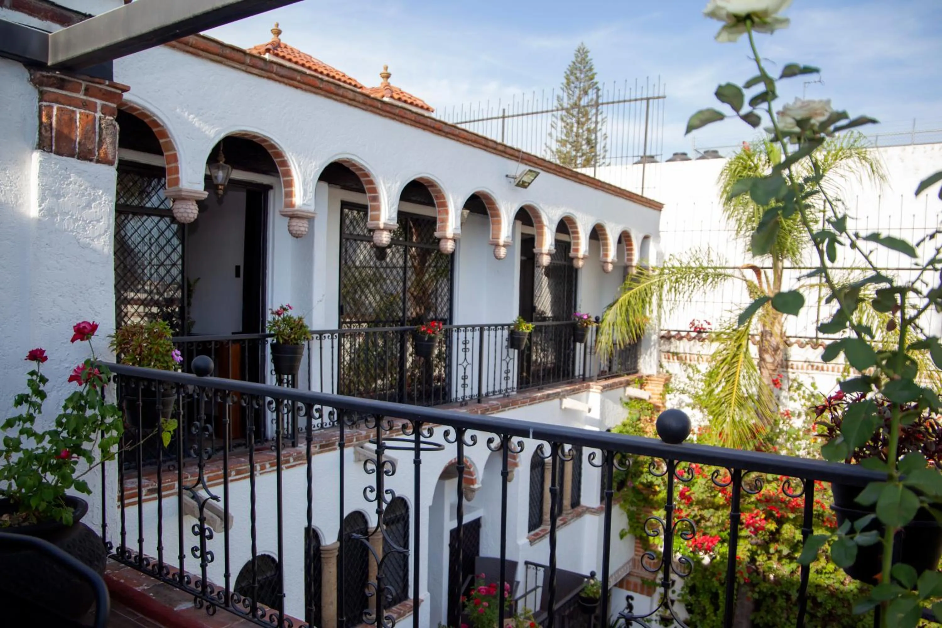 Patio in Hotel Boutique La Mansión Guadalajara