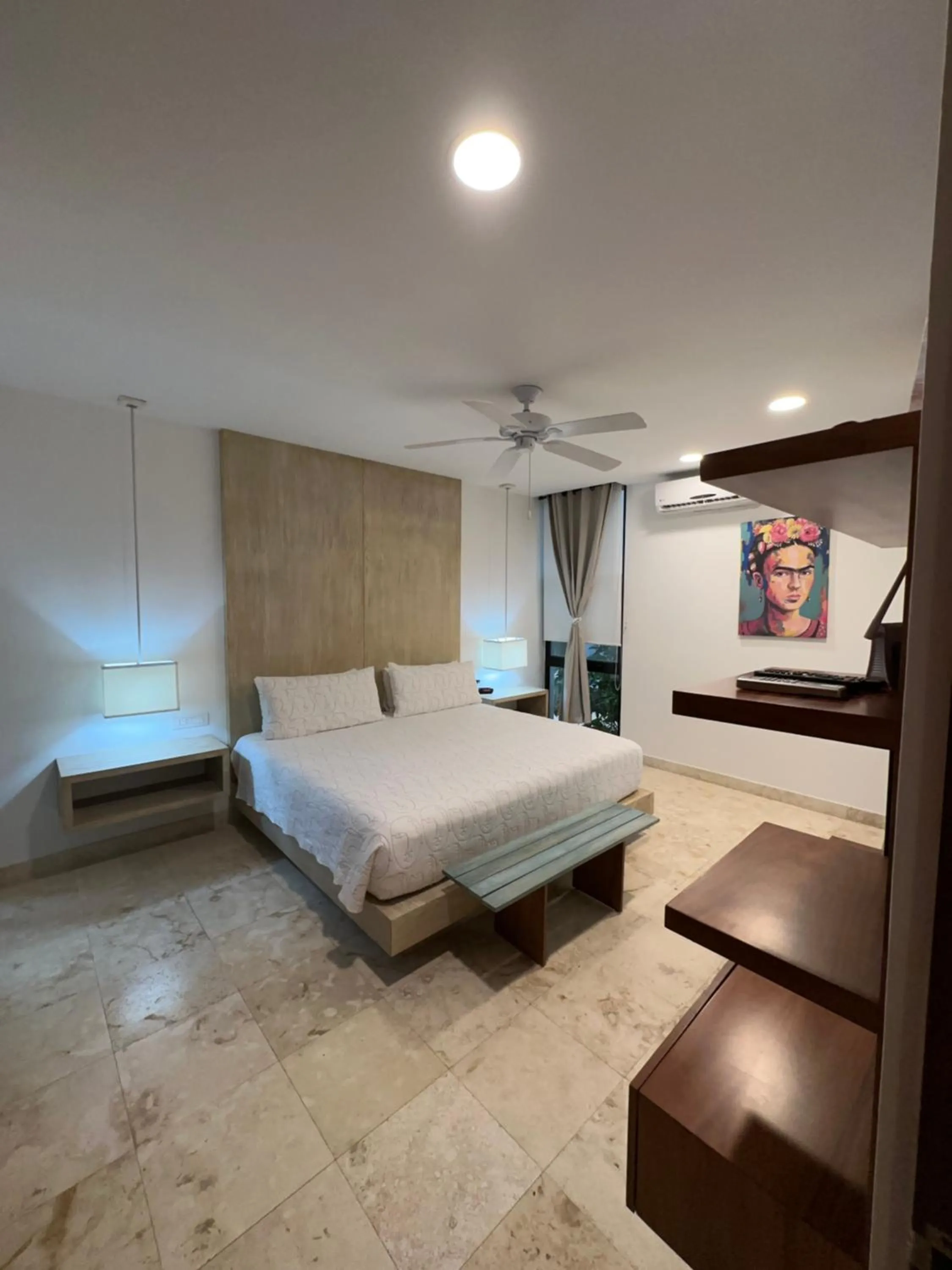 Bed in Lovely 1 Bedroom Condo with plunge pool In Bahia Principe Golf Resort