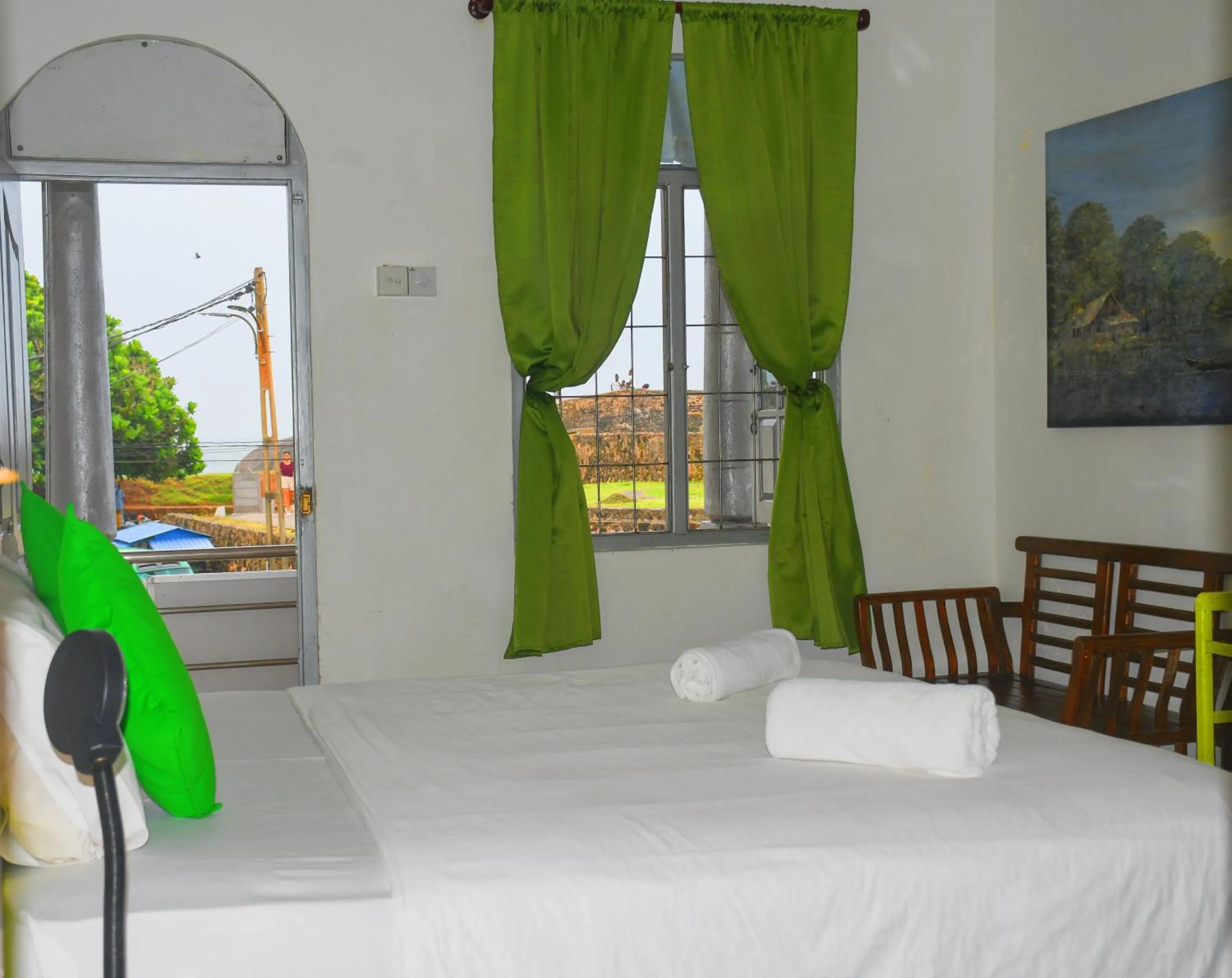 Bed in Rampart View Guesthouse