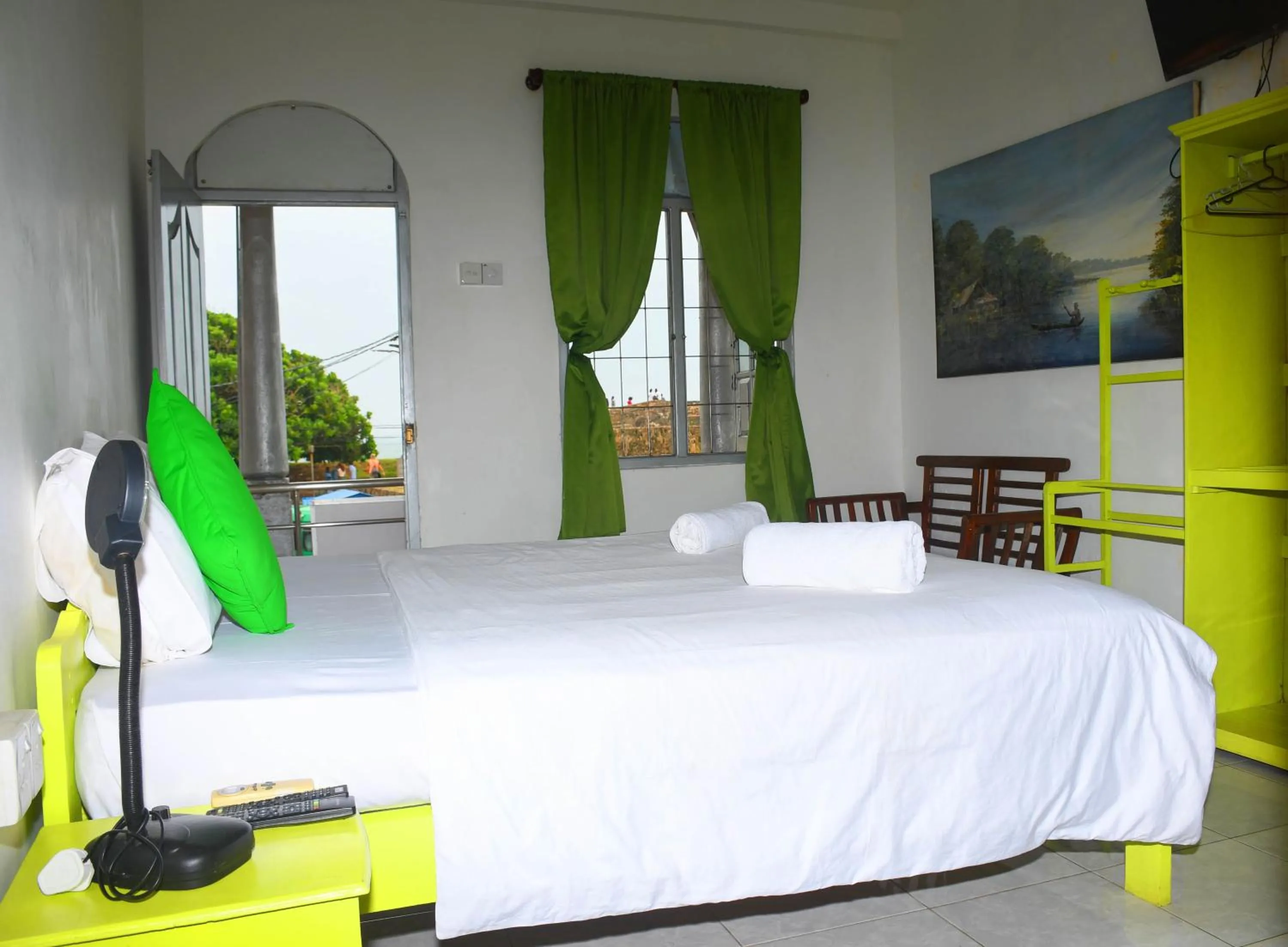 Bed in Rampart View Guesthouse