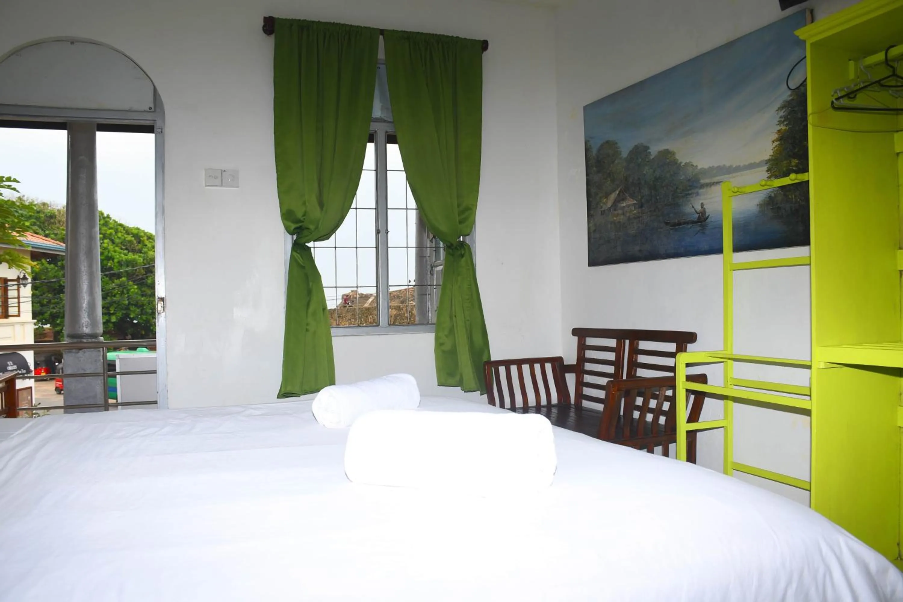 Bed in Rampart View Guesthouse