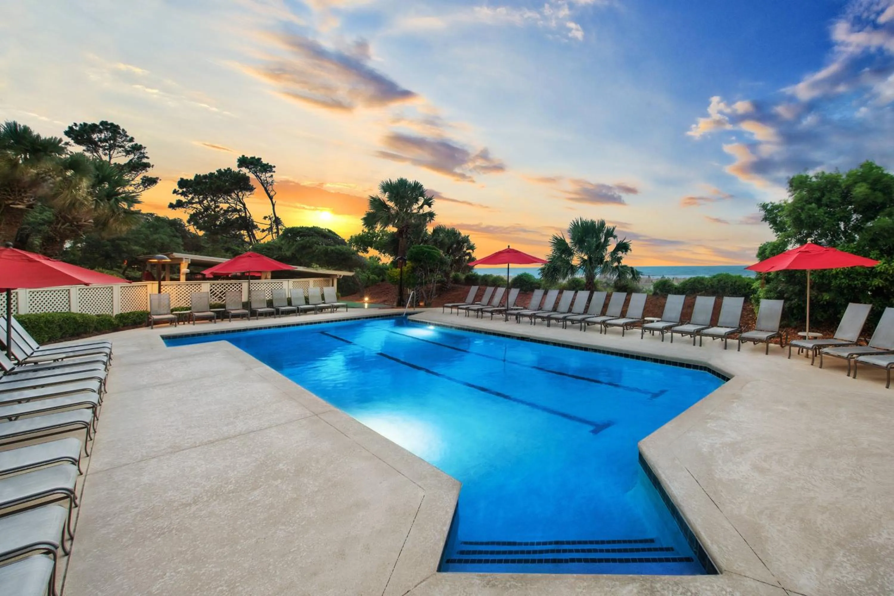 Swimming pool in Marriott's Monarch at Sea Pines